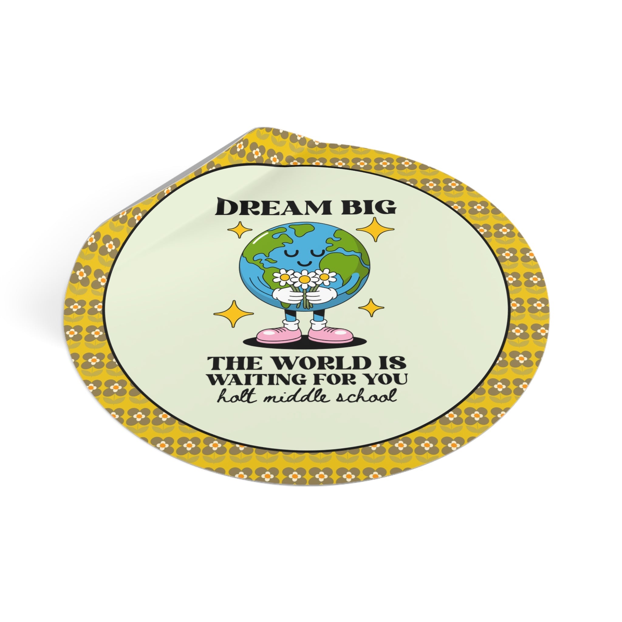 Holt Middle School The World is Waiting for You | FPS + Opal and June Sticker, Fayetteville Public Schools - Opal and June