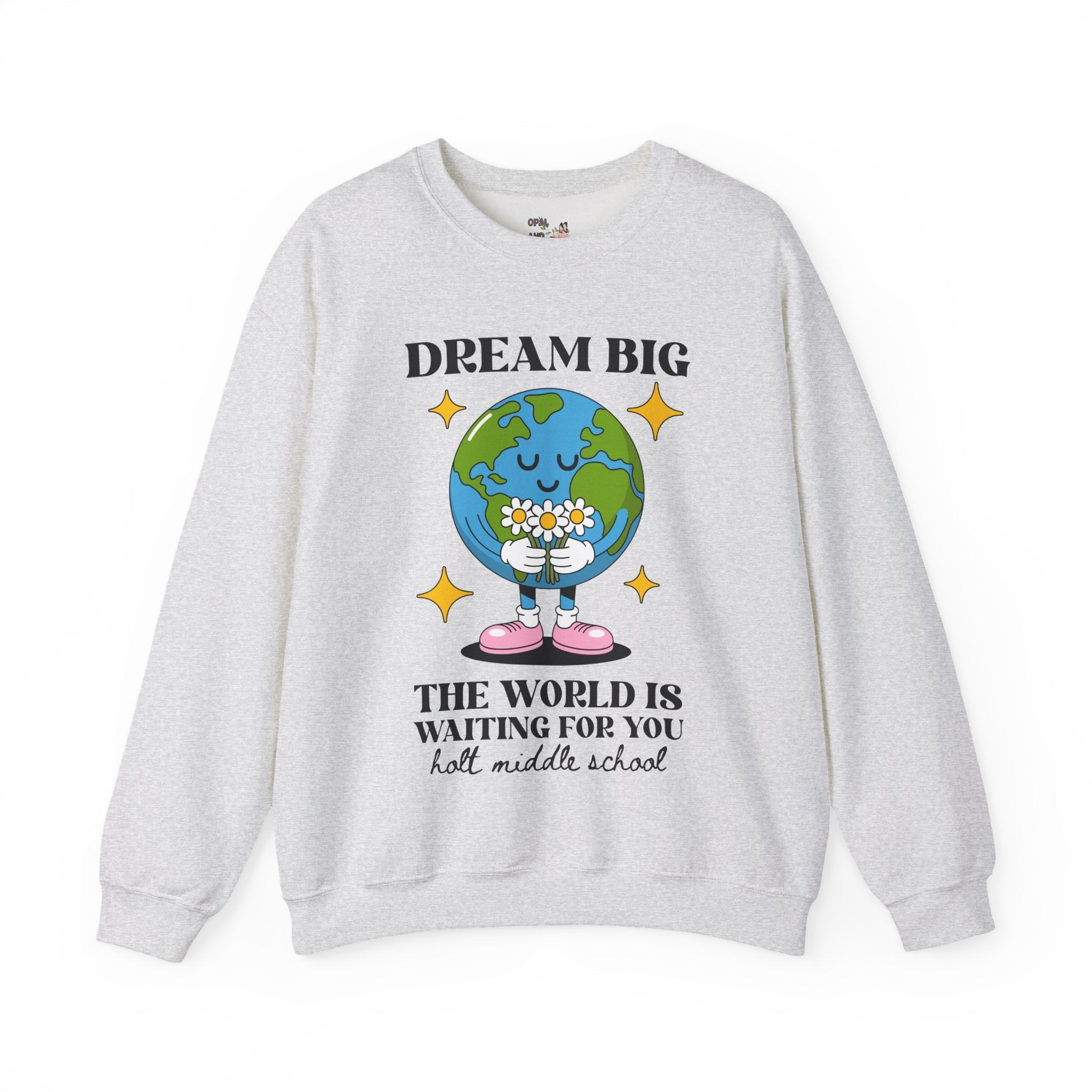 Holt Middle School The World is Waiting for You | FPS + Opal and June Sweatshirt, Fayetteville Public Schools - Opal and June