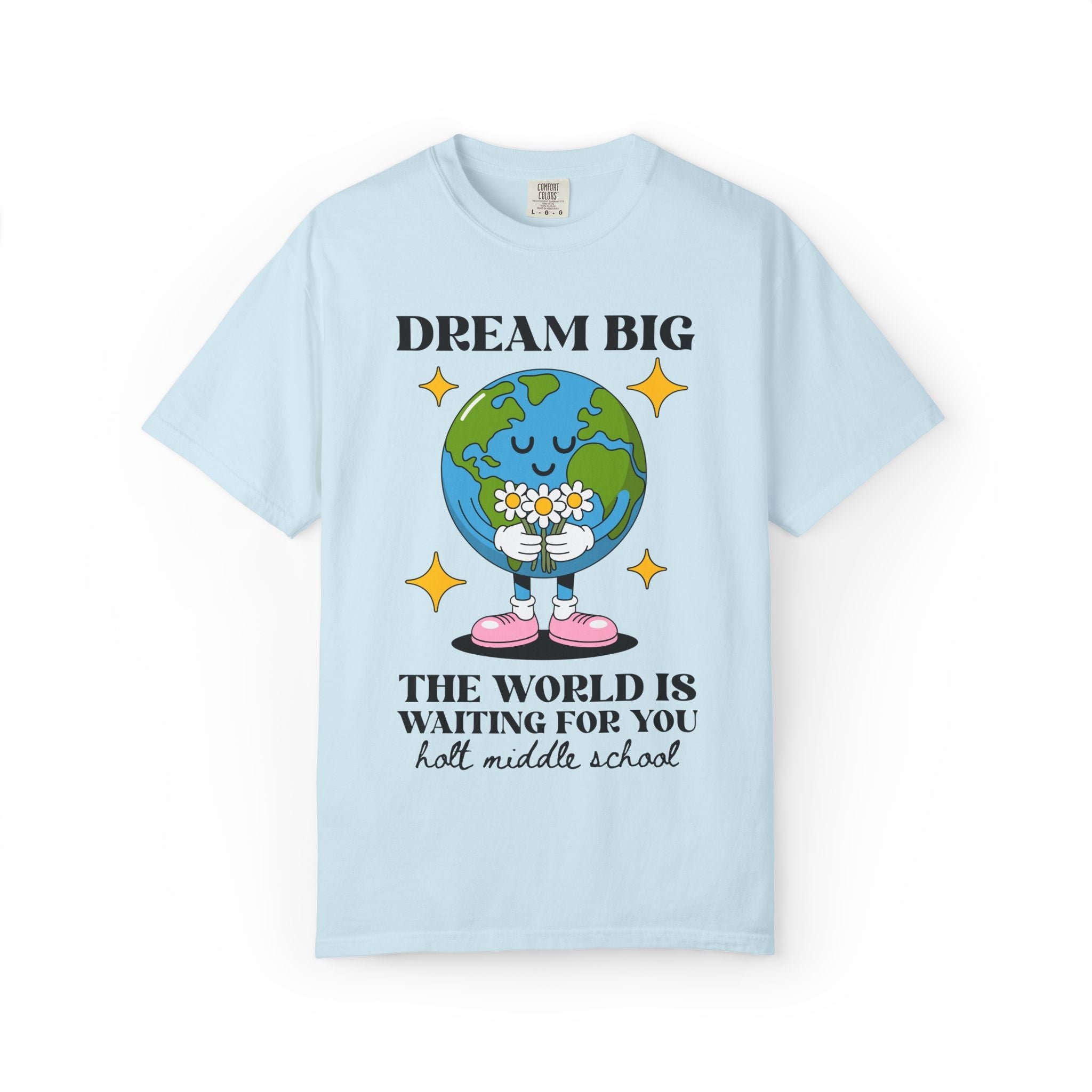 Holt Middle School The World is Waiting for You | FPS + Opal and June T-Shirt, Fayetteville Public Schools - Opal and June