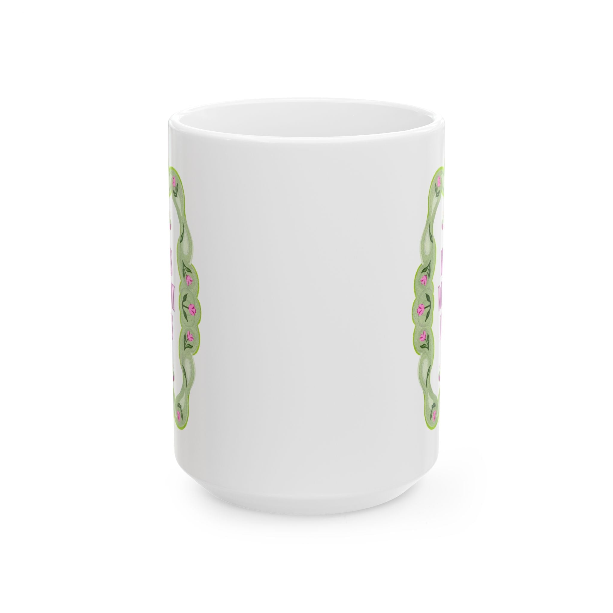 Home is Where My Mum Is Coffee Mug: Cute Mother's Day Gift from Mom for Daughter Celebrating Mother's Day, 15 Oz Coffee Mug - Opal and June