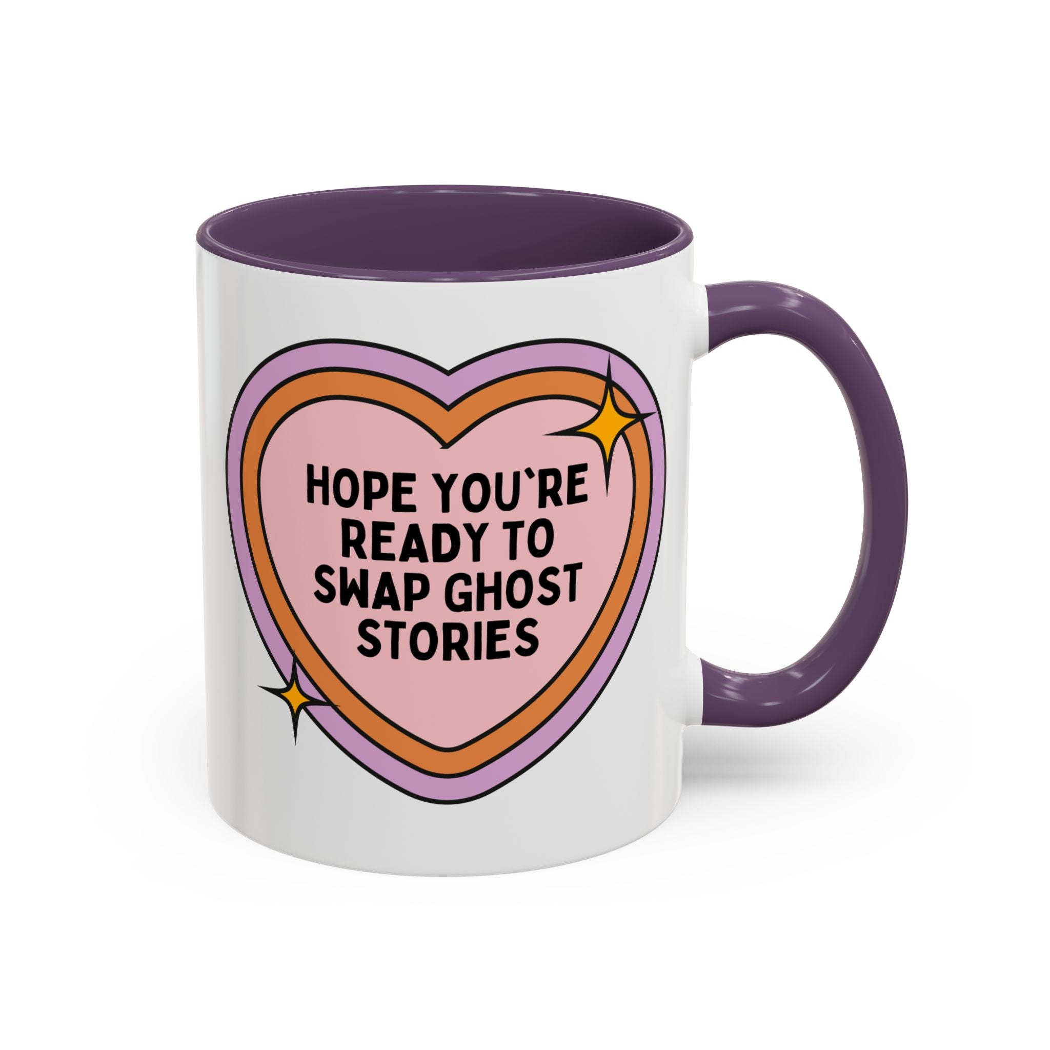Hope You're Ready to Swap Ghost Stories Coffee Mug: Cute Spooky History 11 Oz Coffee Mug for Friend Who Loves Ghosts - Opal and June
