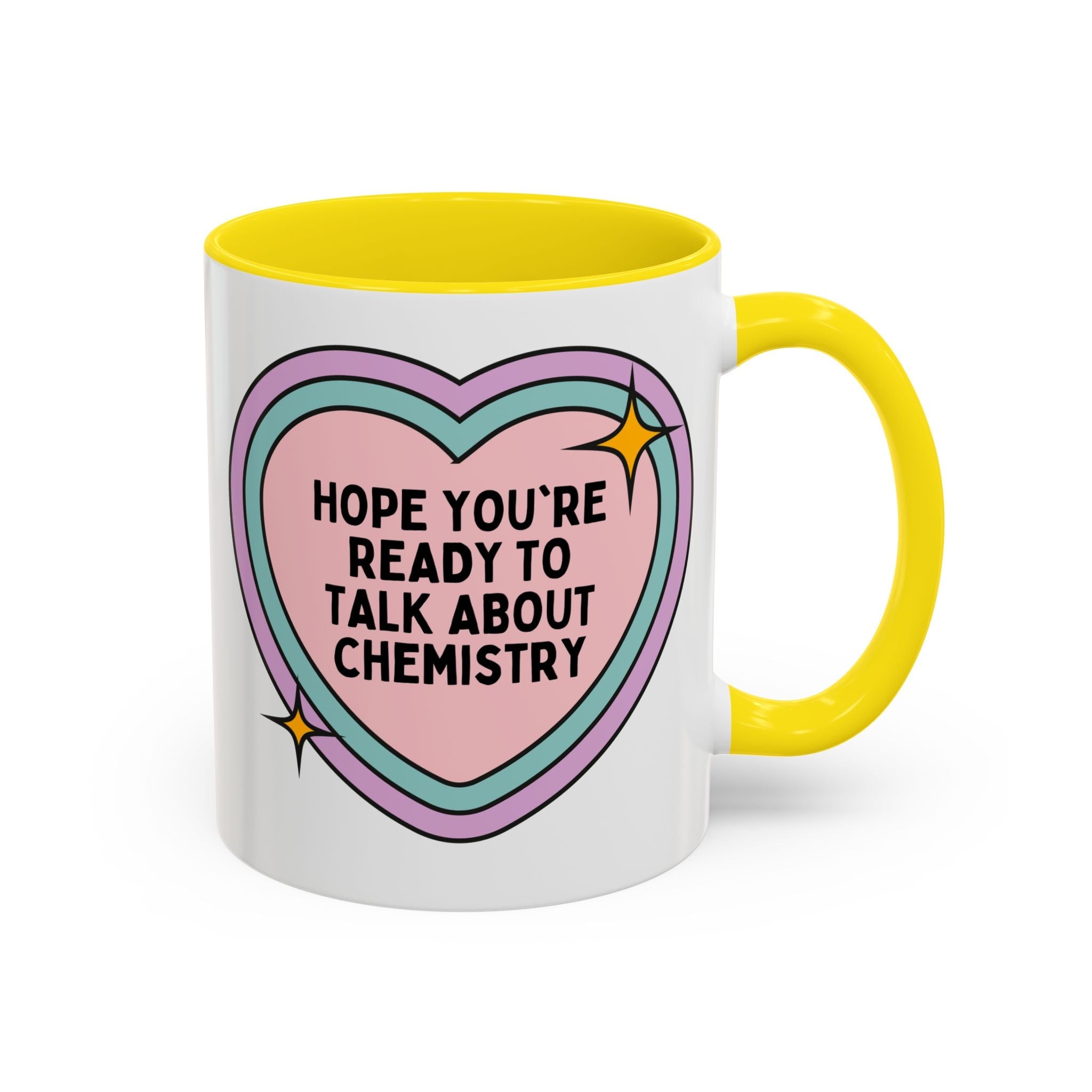 Hope You're Ready to Talk About Science Coffee Mug: Chemistry Teacher Gift for Science Department, Matching Science Department Teacher 11 Oz Mug - Opal and June