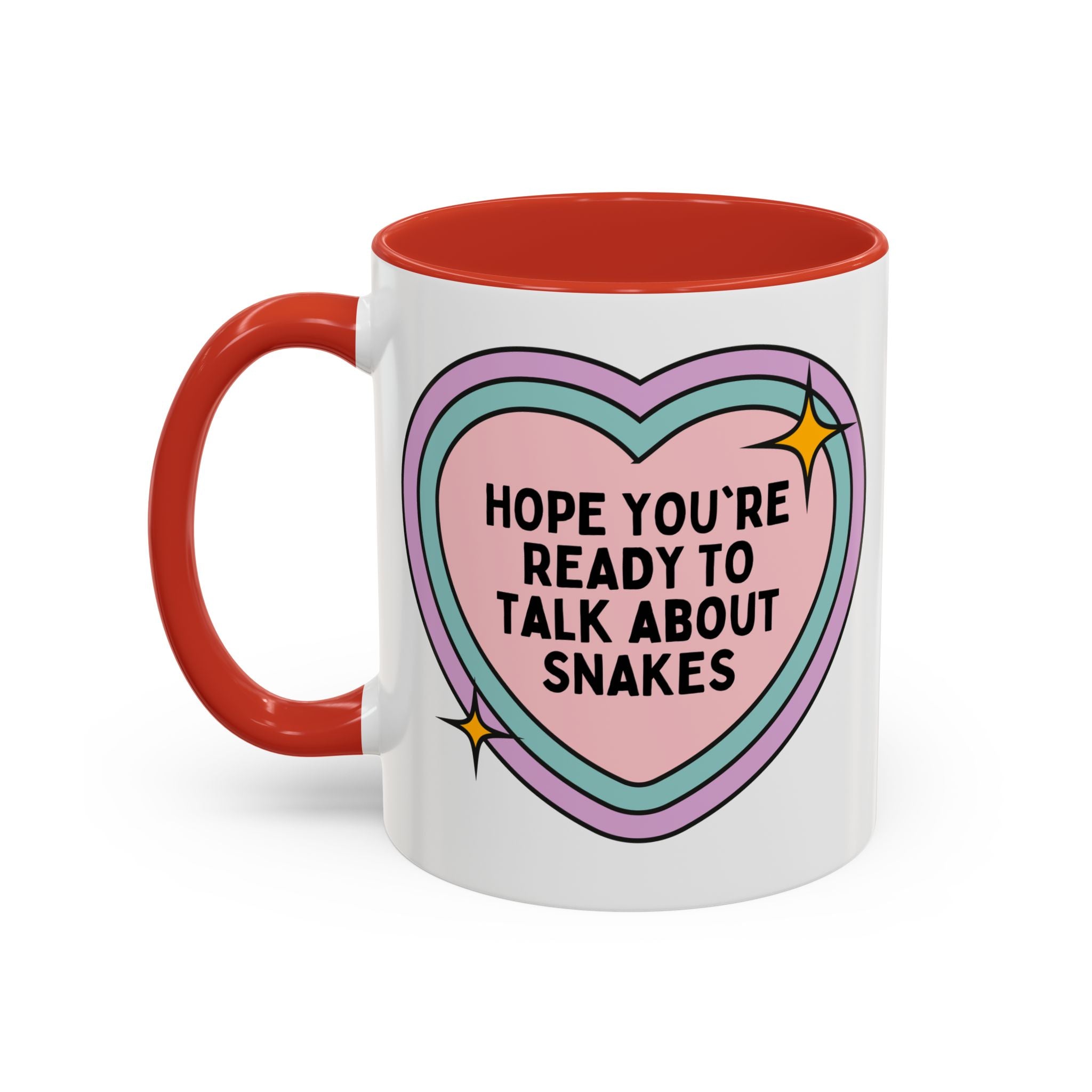 Hope You're Ready to Talk About Snakes Coffee Mug: Funny Snake Lover Gift, Herpetologist Science Teacher Gift, Reptile Zoologist Mug for Animal Lover, Middle School Science Teacher - Opal and June