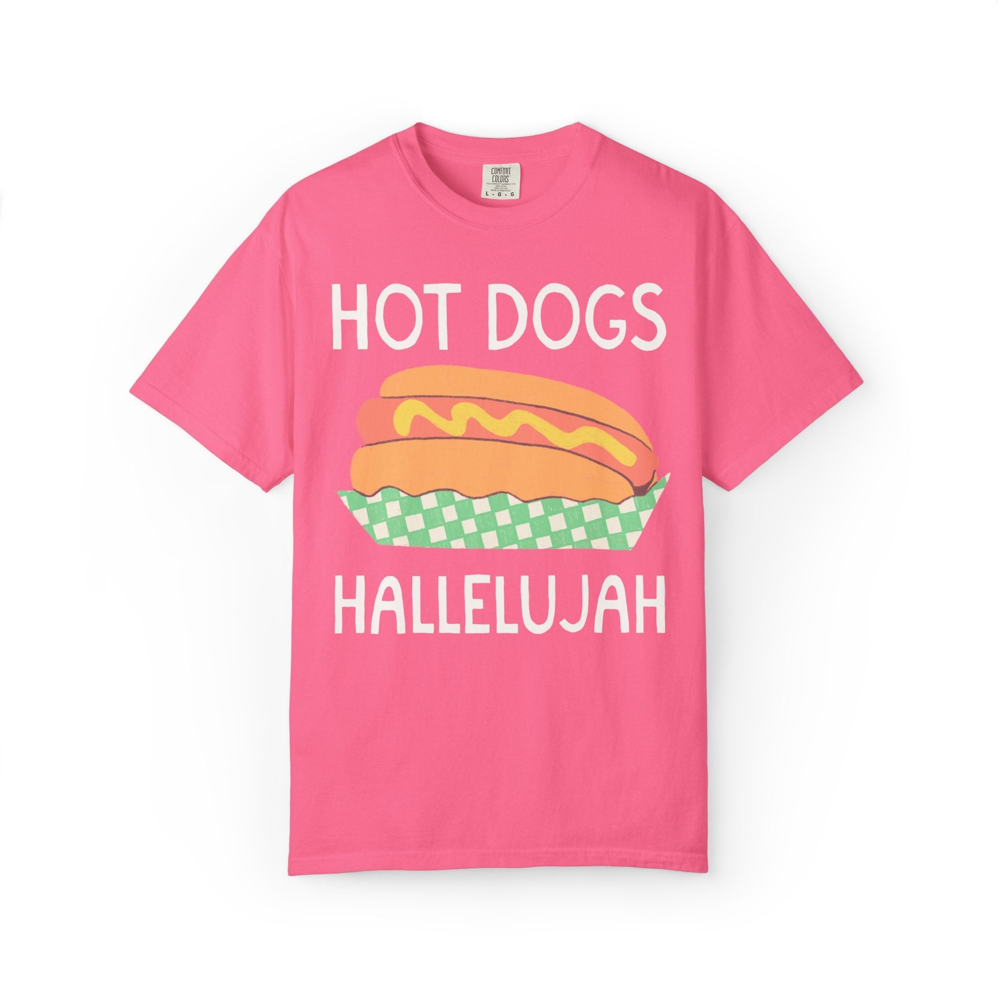 Hot Dog Lover Tee Shirt for Dad or Friend Who Loves Hot Dogs, Silly Baseball Parent T-Shirt for Baseball Game, Funny Foodie Food Lover Tee - Opal and June