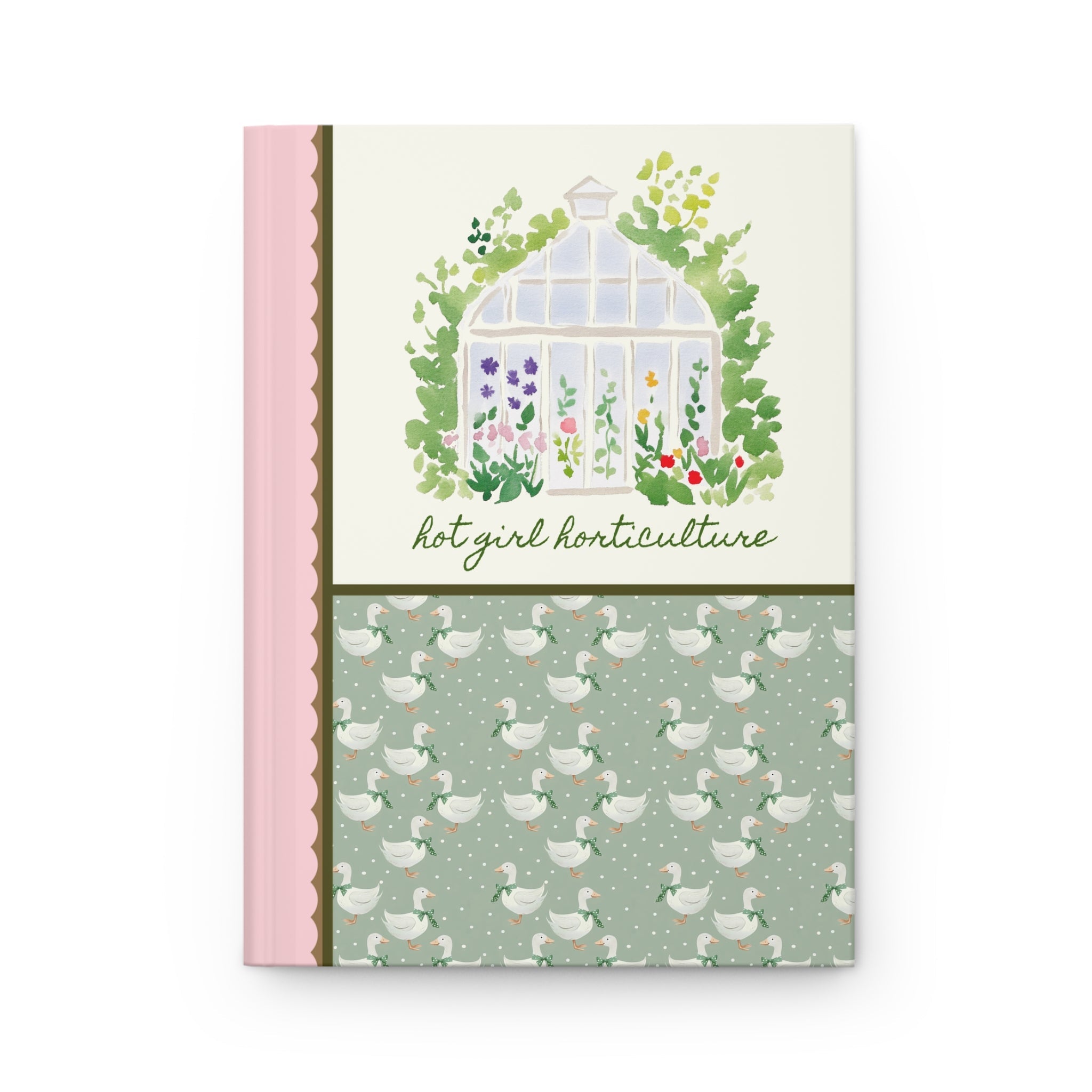 Hot Girl Horticulture Gardening Notebook - Opal and June
