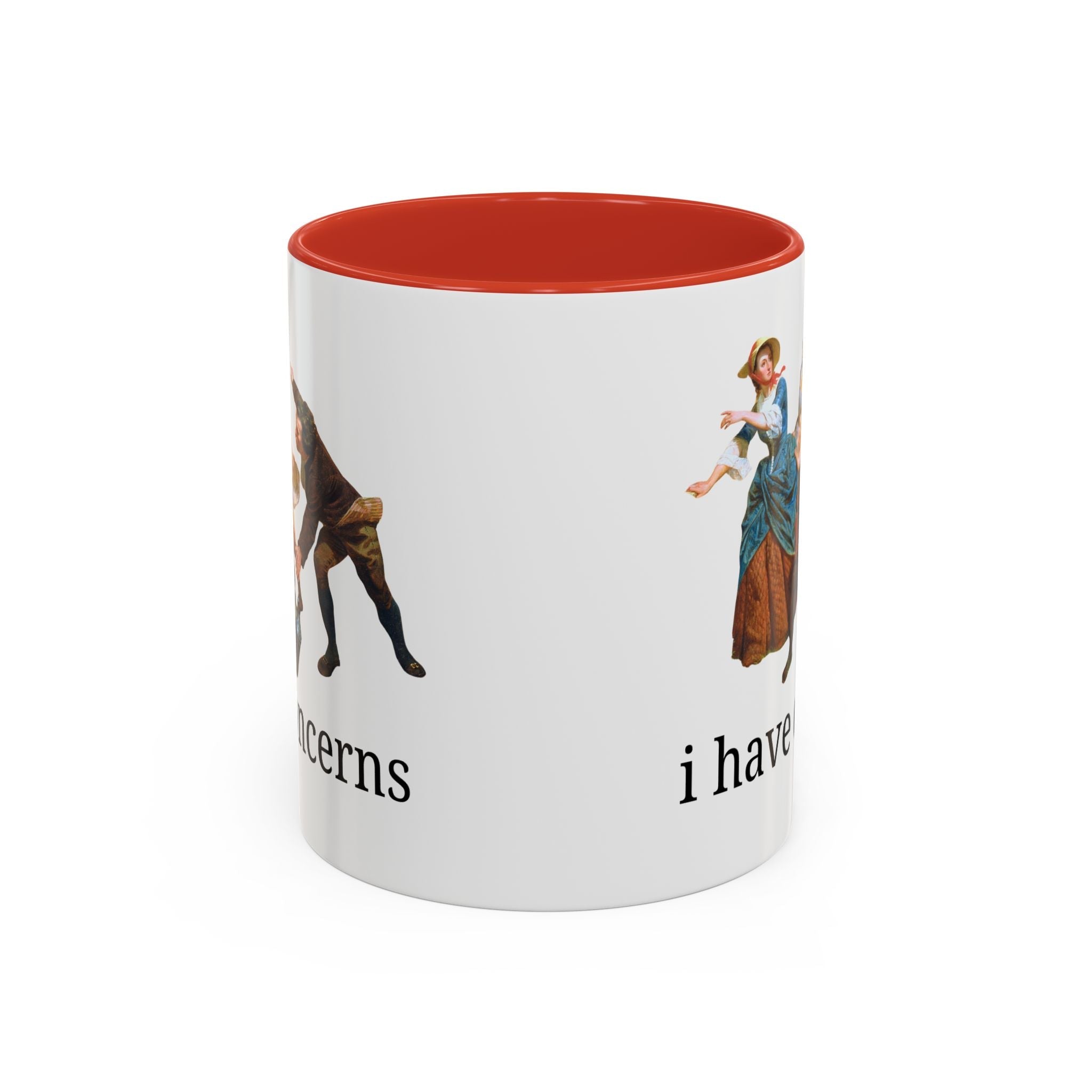 I Have Concerns Art History Coffee Mug: Mrs. Schuyler Burning Her Wheat Fields - Opal and June