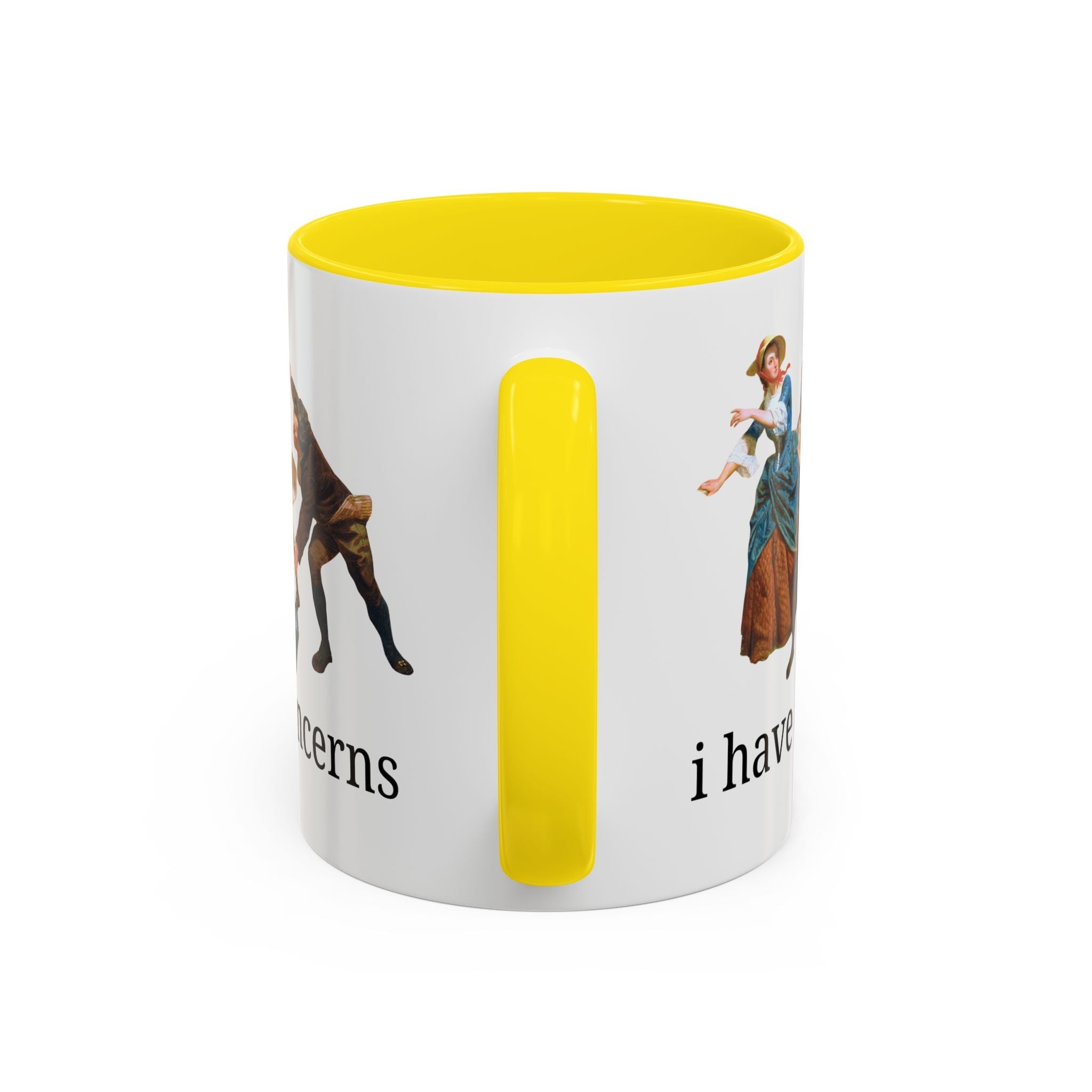 I Have Concerns Art History Coffee Mug: Mrs. Schuyler Burning Her Wheat Fields - Opal and June