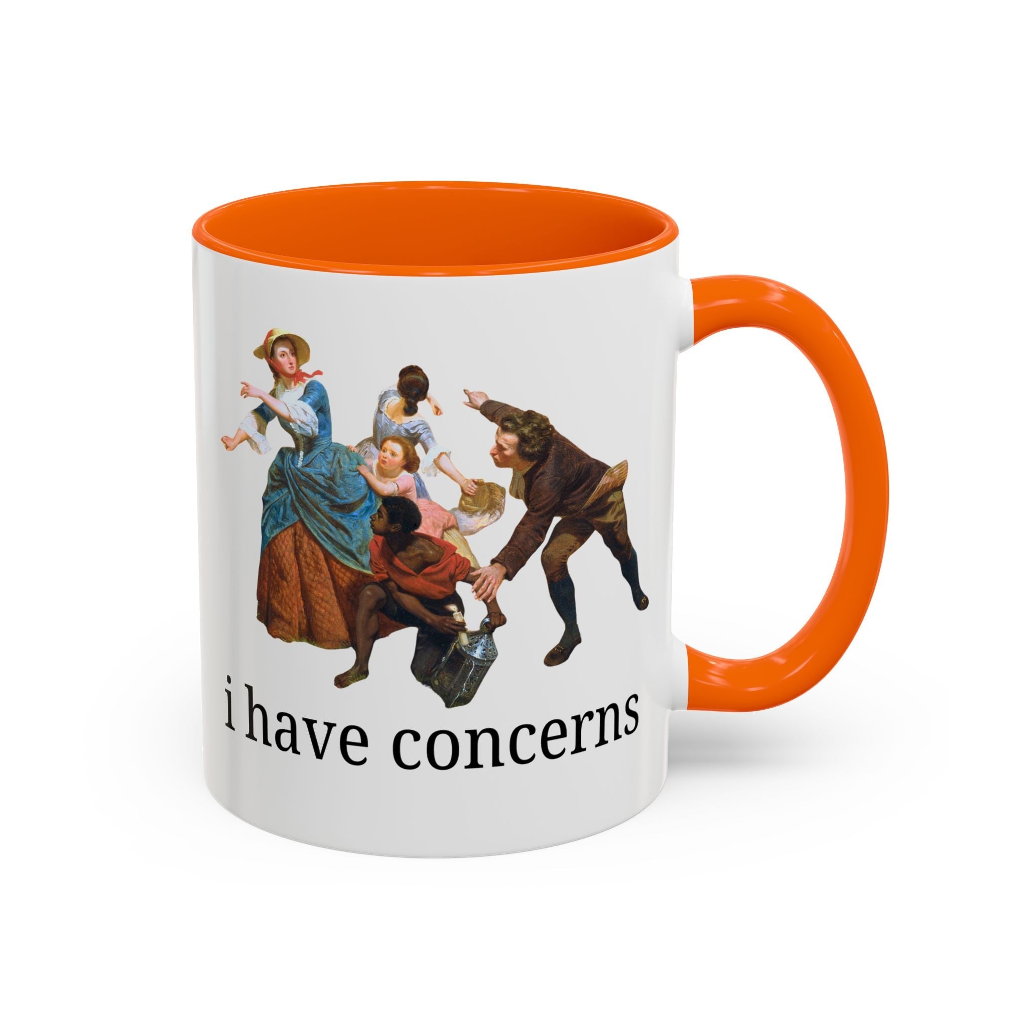 I Have Concerns Art History Coffee Mug: Mrs. Schuyler Burning Her Wheat Fields - Opal and June