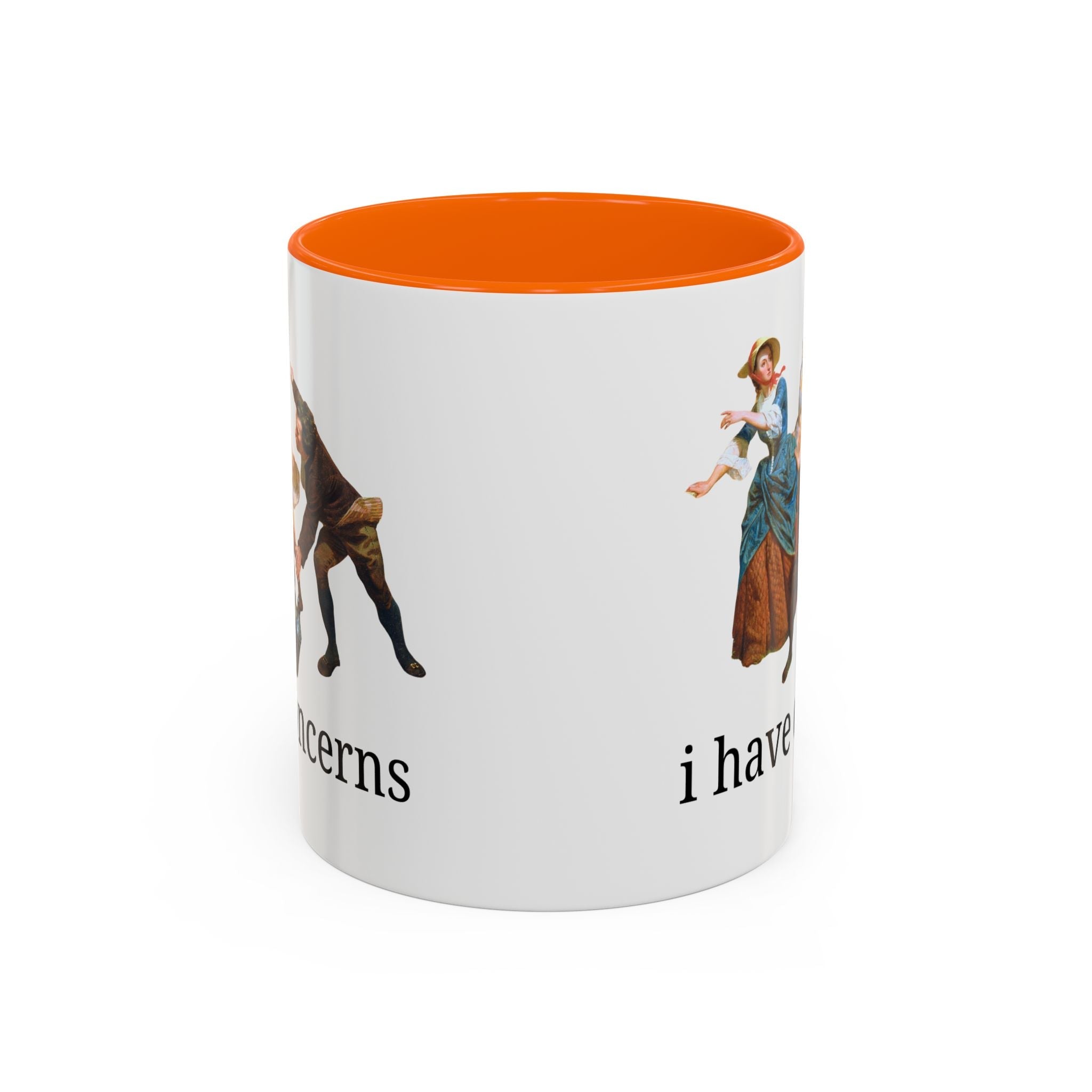 I Have Concerns Art History Coffee Mug: Mrs. Schuyler Burning Her Wheat Fields - Opal and June
