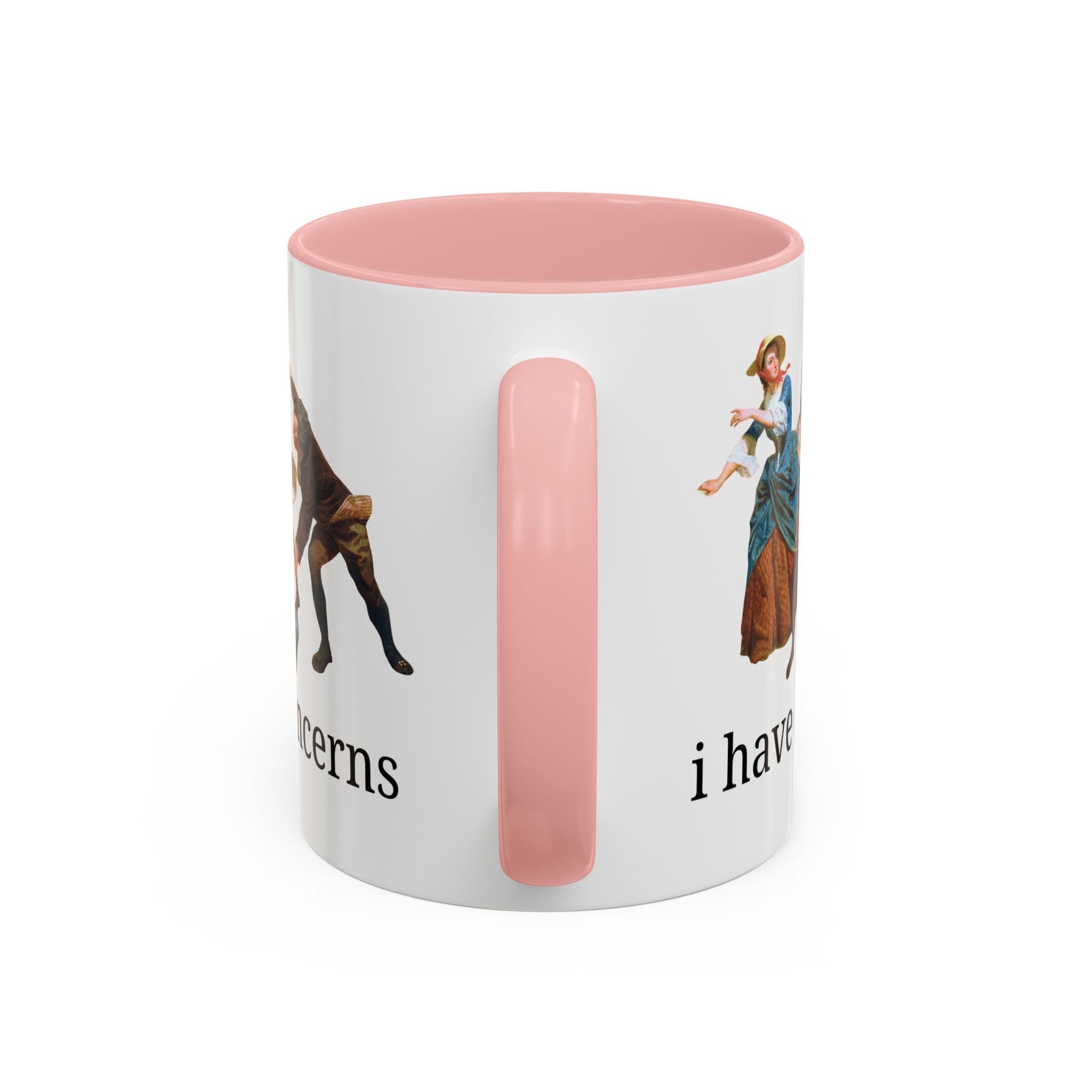 I Have Concerns Art History Coffee Mug: Mrs. Schuyler Burning Her Wheat Fields - Opal and June