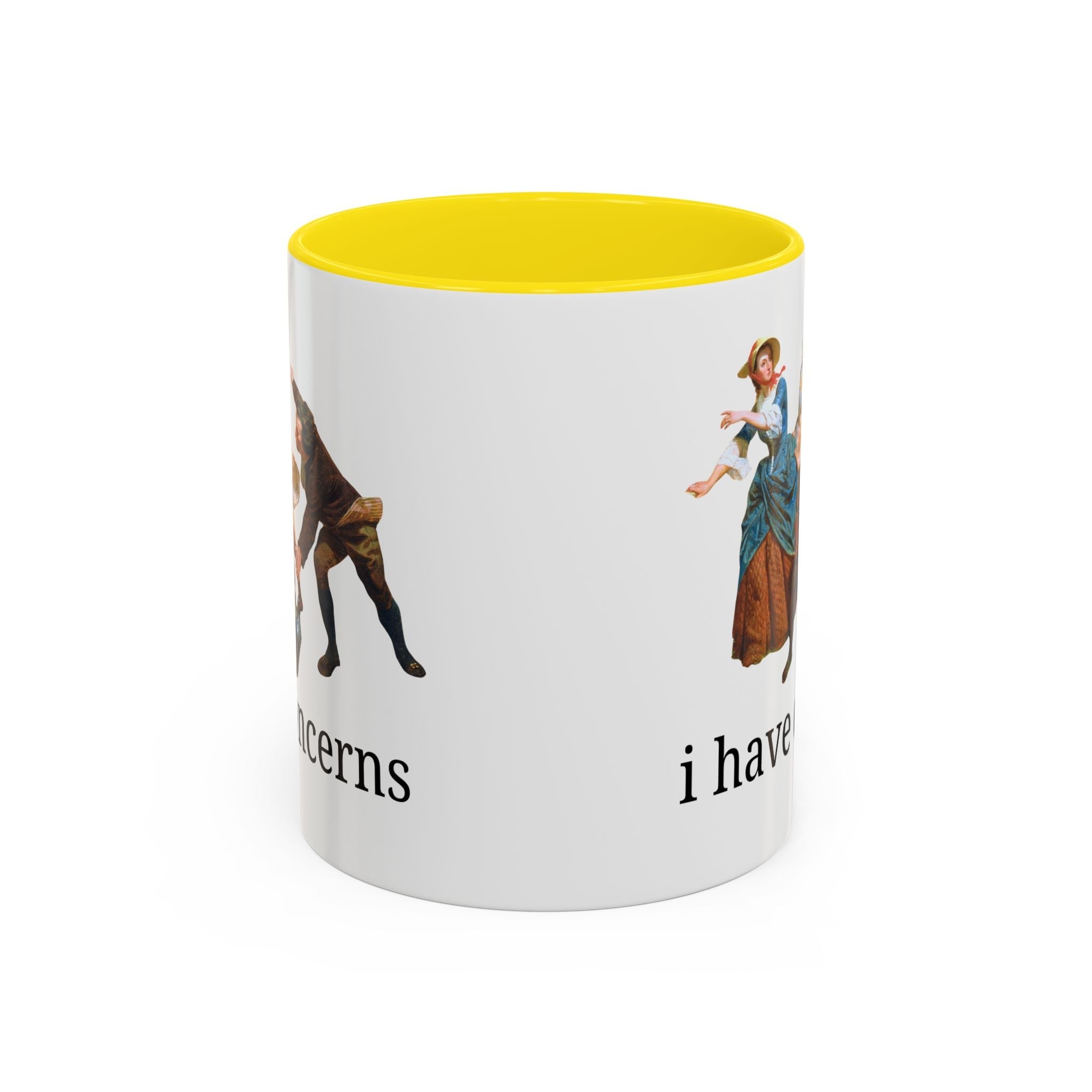 I Have Concerns Art History Coffee Mug: Mrs. Schuyler Burning Her Wheat Fields - Opal and June