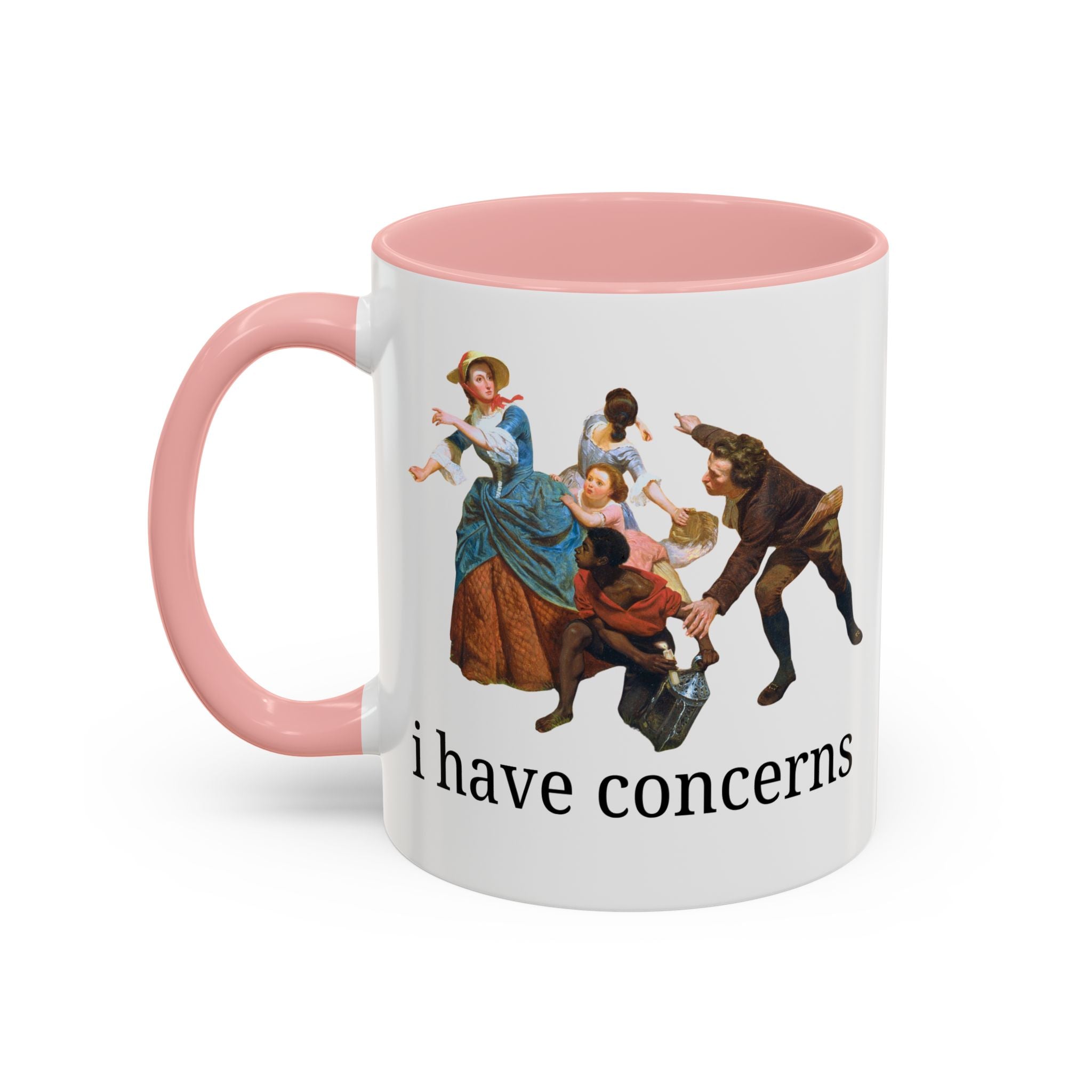 I Have Concerns Art History Coffee Mug: Mrs. Schuyler Burning Her Wheat Fields - Opal and June