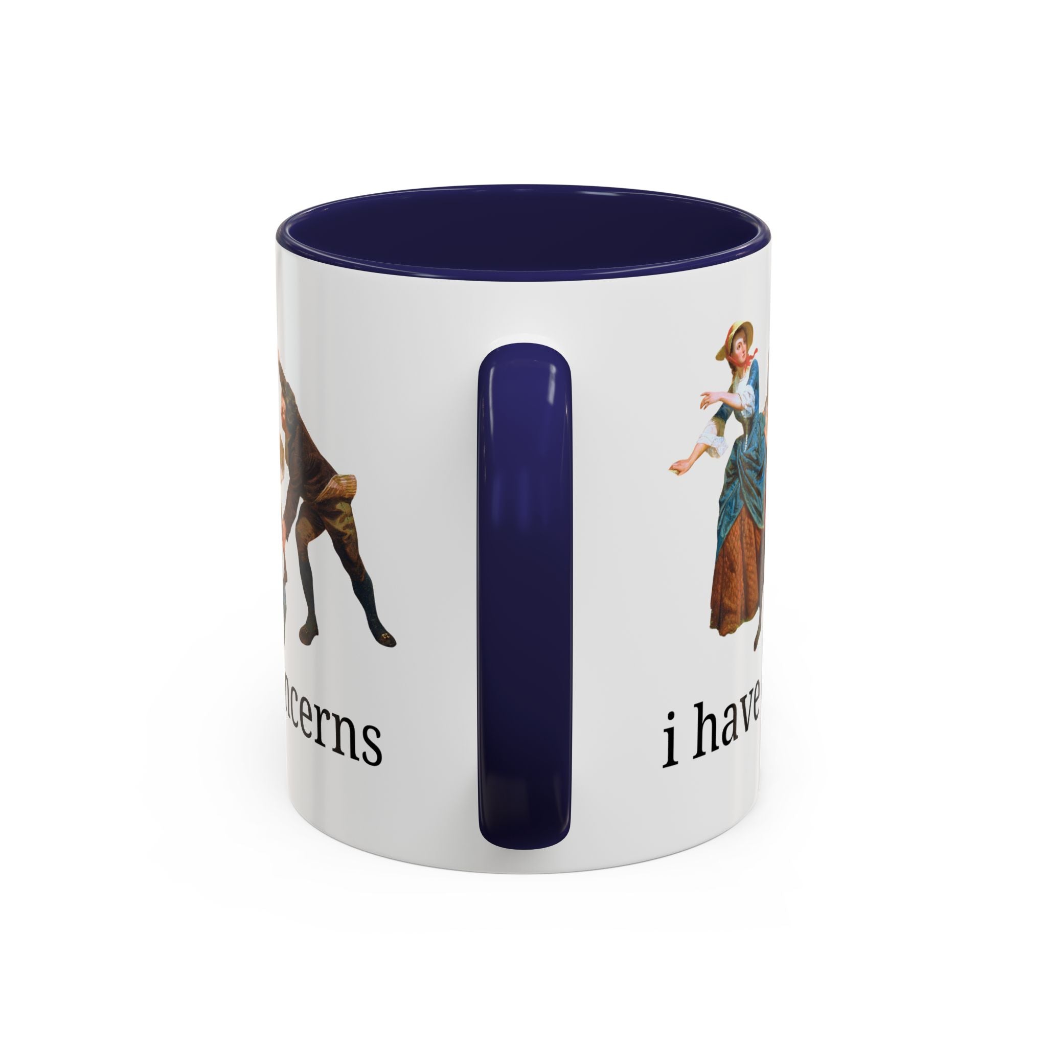 I Have Concerns Art History Coffee Mug: Mrs. Schuyler Burning Her Wheat Fields - Opal and June
