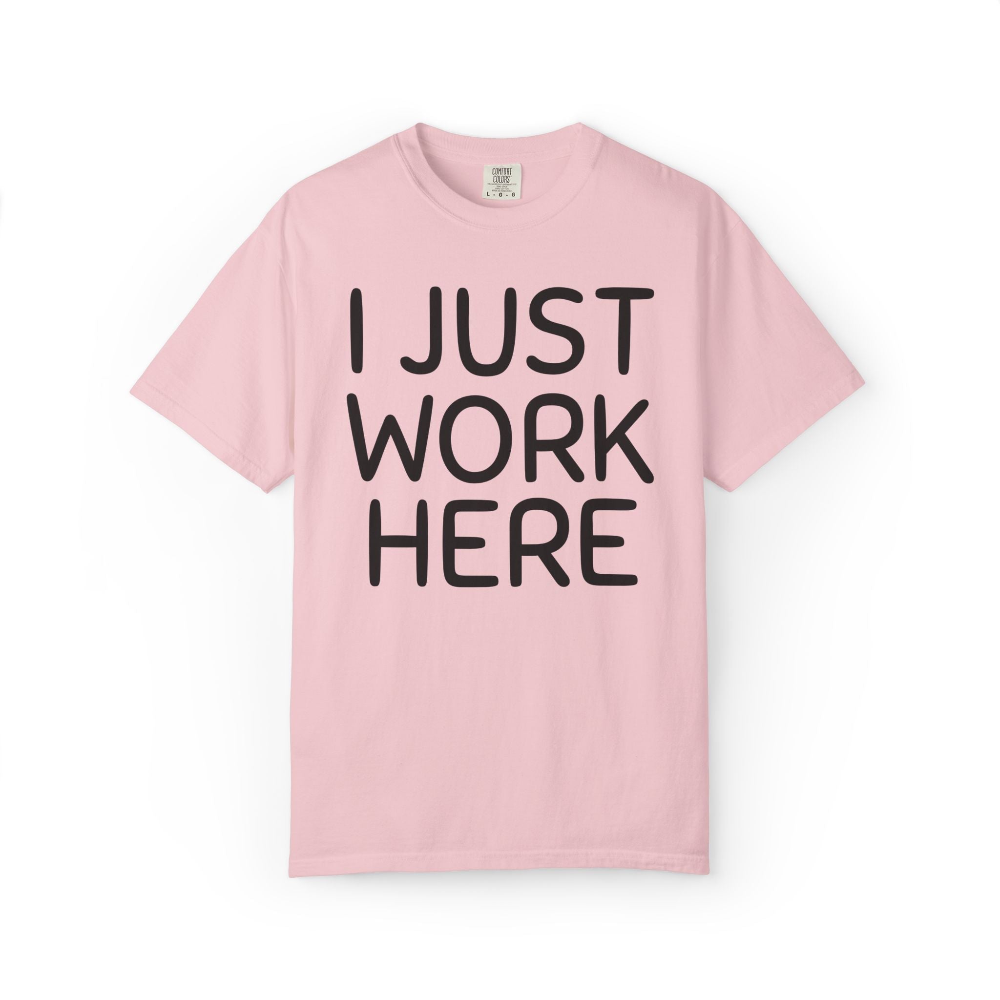 I Just Work Here Booth Husband Tee Shirt - Opal and June
