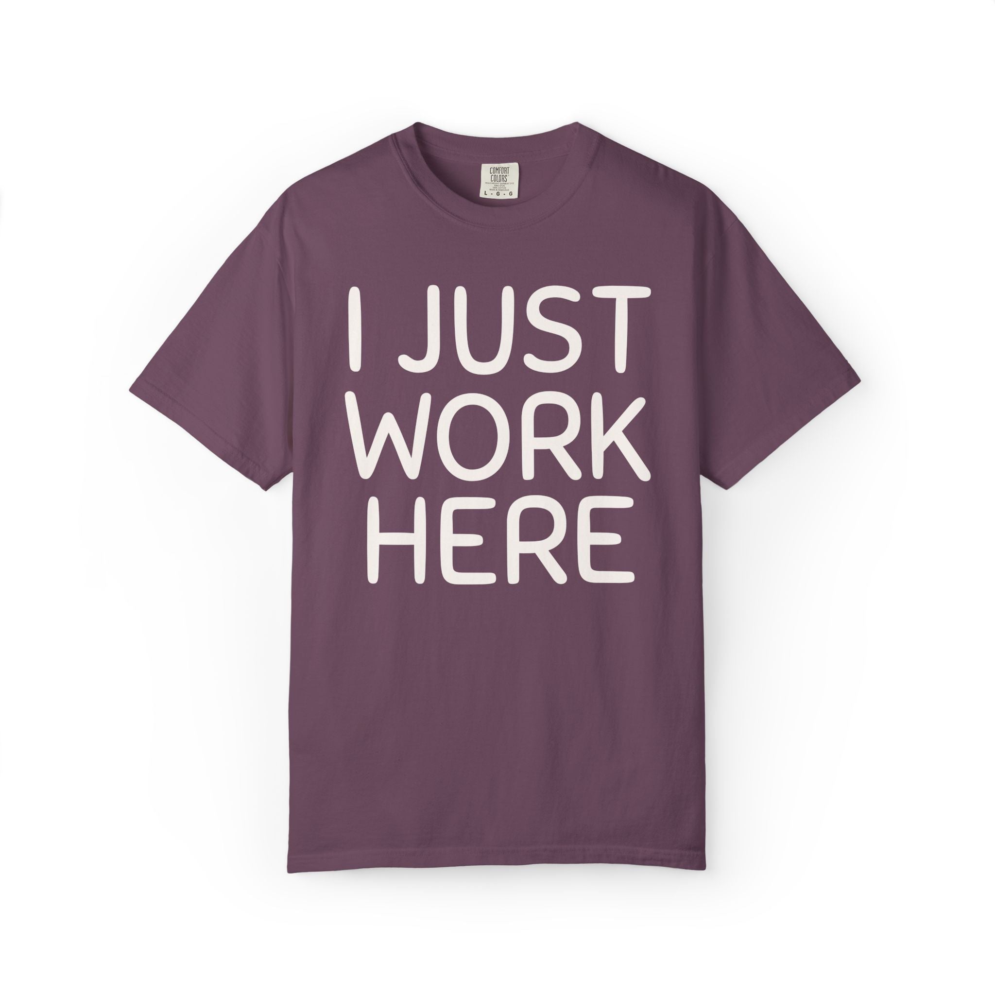 I Just Work Here Booth Husband Tee Shirt - Opal and June