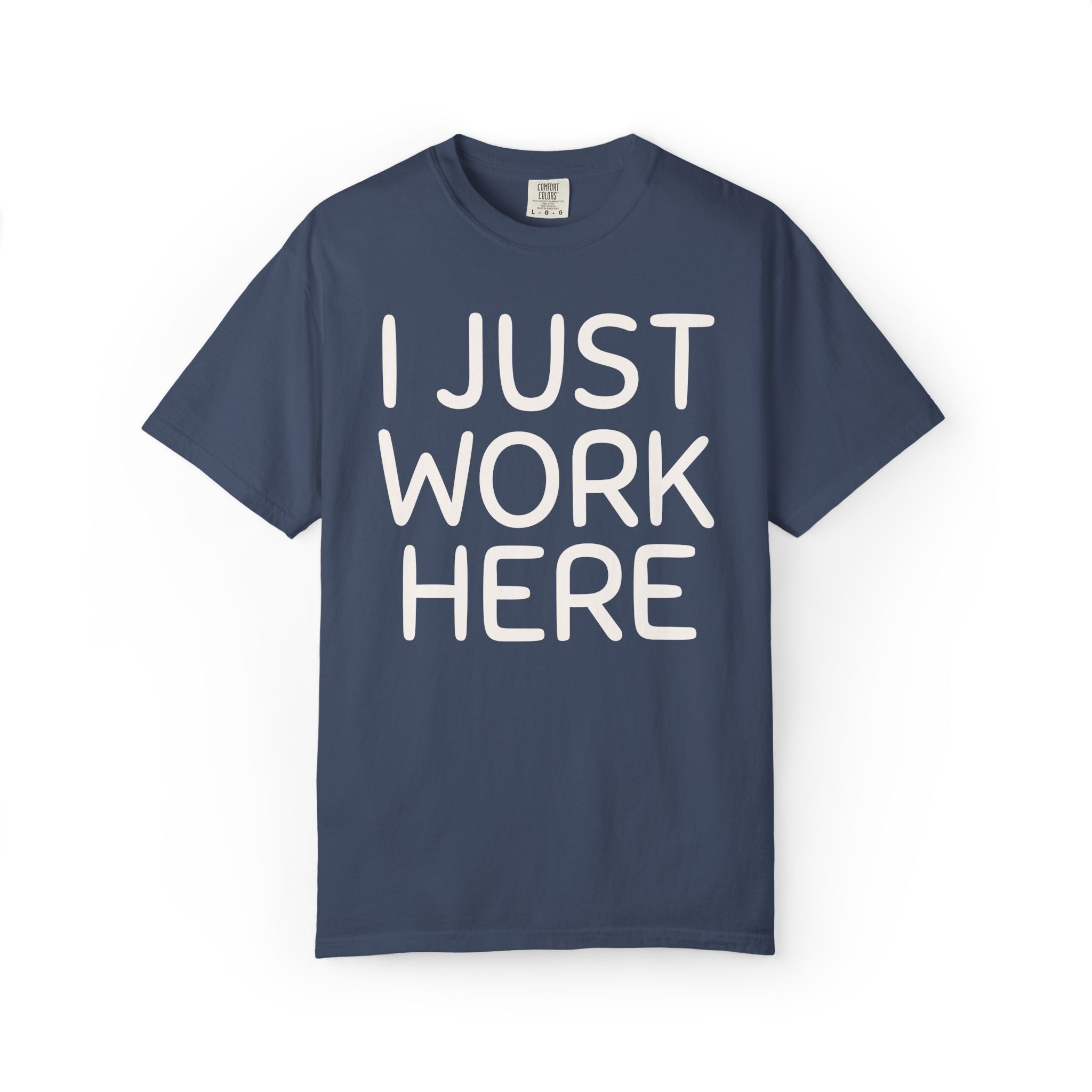 I Just Work Here Booth Husband Tee Shirt - Opal and June