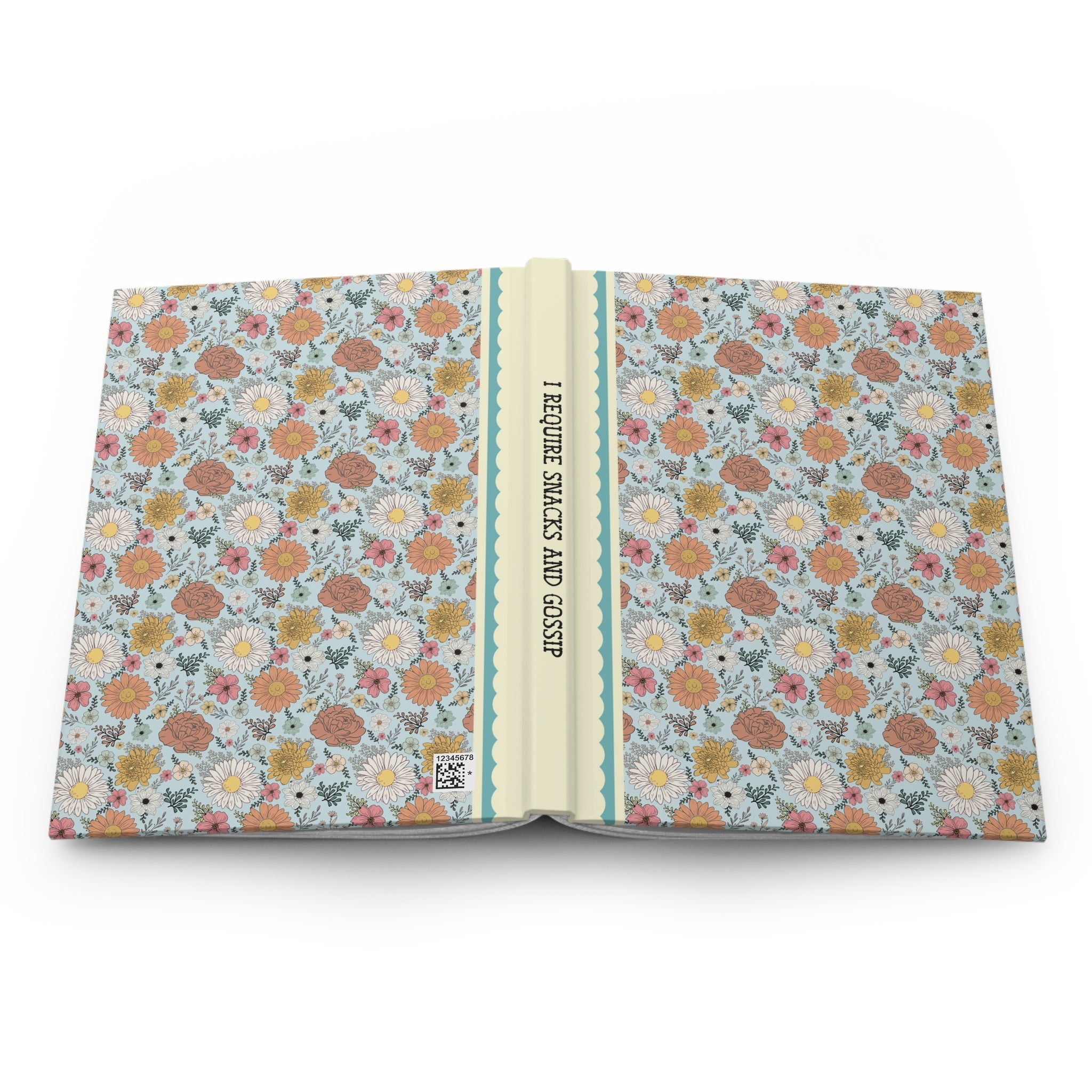 I Require Snacks and Gossip Notebook - Opal and June