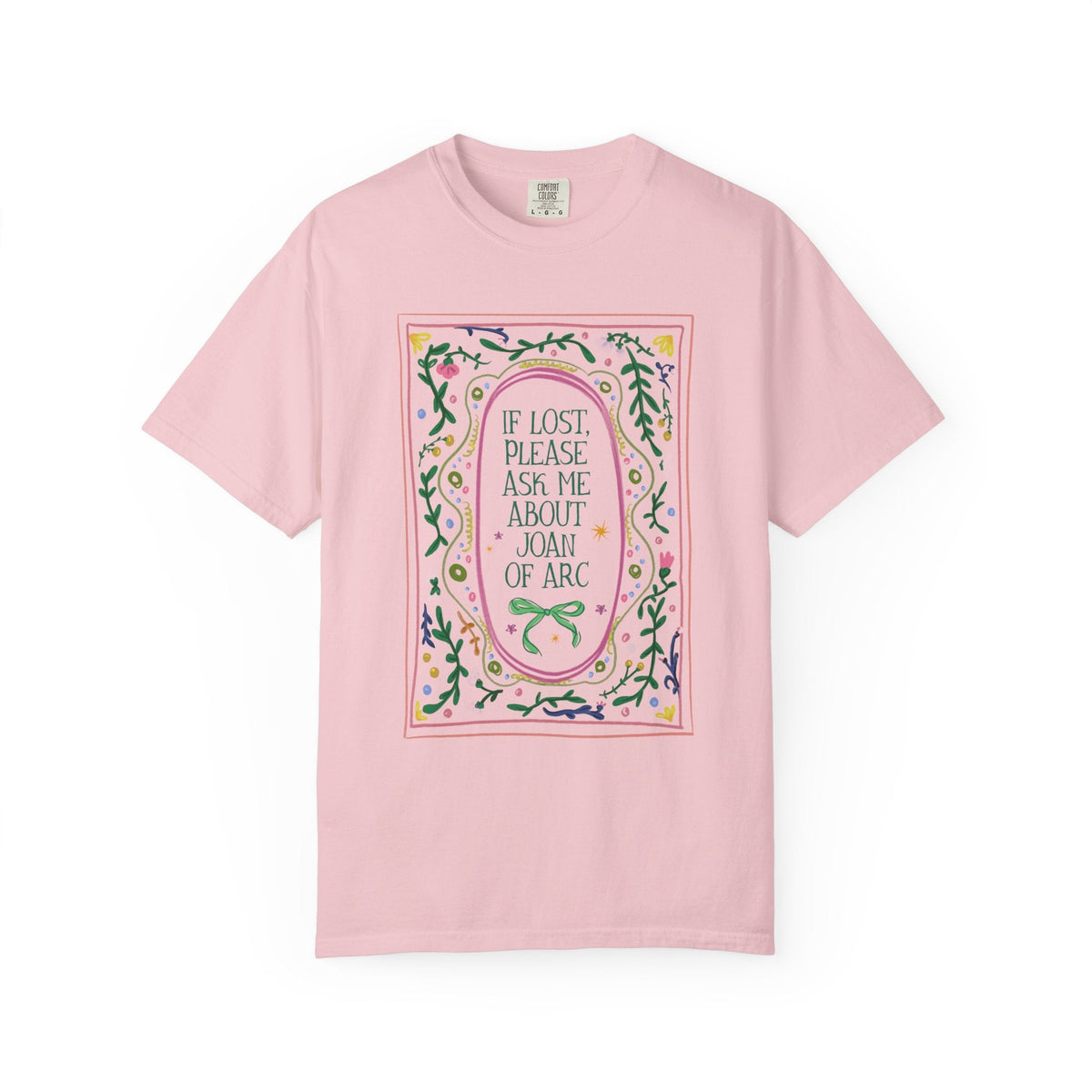 If Lost Please Ask Me About Joan of Arc Tee Shirt: Women's French History Buff T-Shirt, 100 Years War European History Teacher Tee - Opal and June