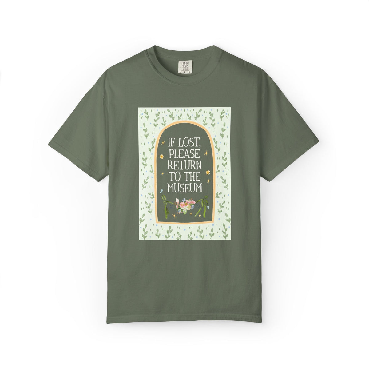 If Lost Please Return to the Museum Tee Shirt: Cute History Buff or Art History Lover Gift, Maximalist Museum Lover T-Shirt - Opal and June