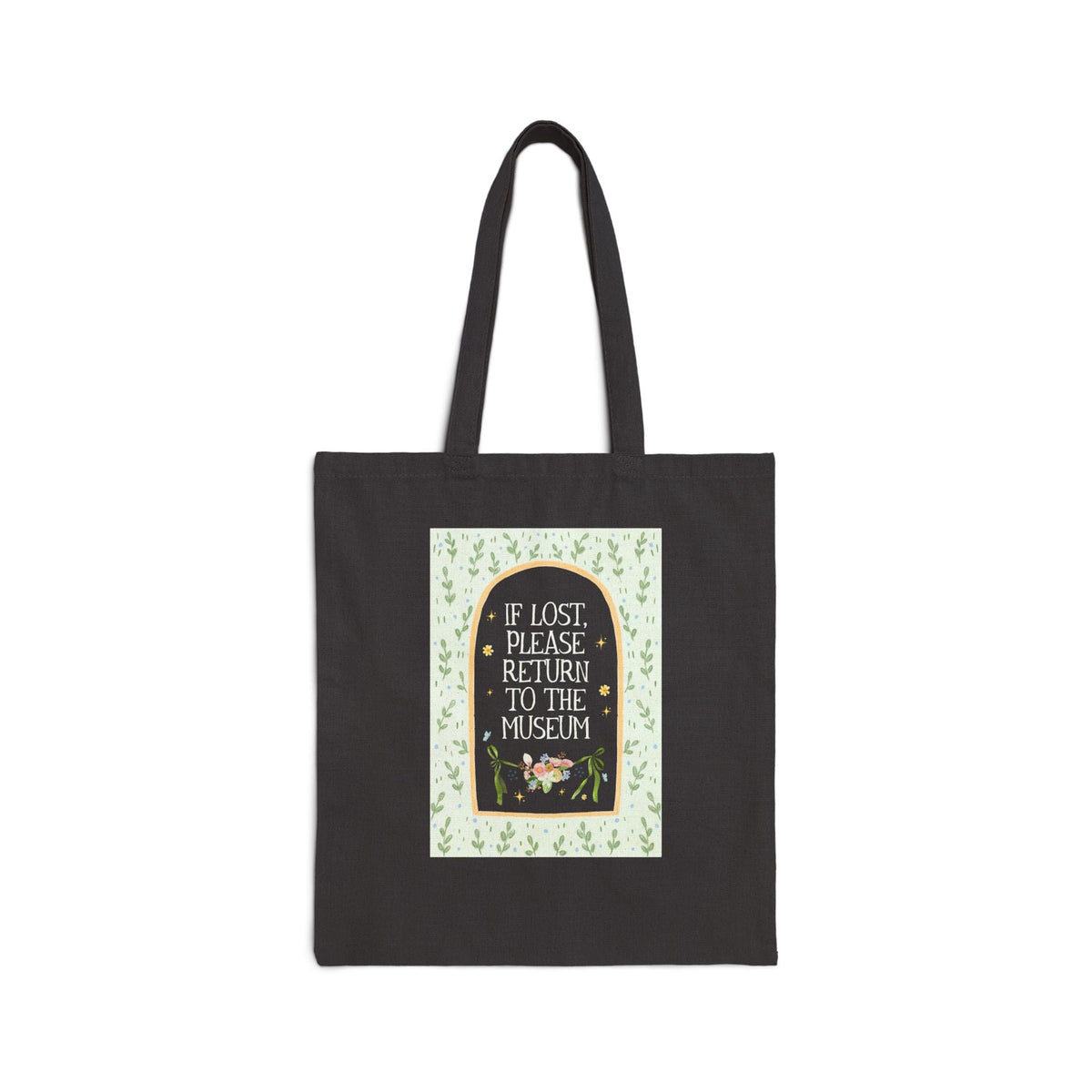 If Lost Please Return to the Museum Tote Bag: Cute History Buff or Art History Lover Gift, Maximalist Museum Lover Tote - Opal and June