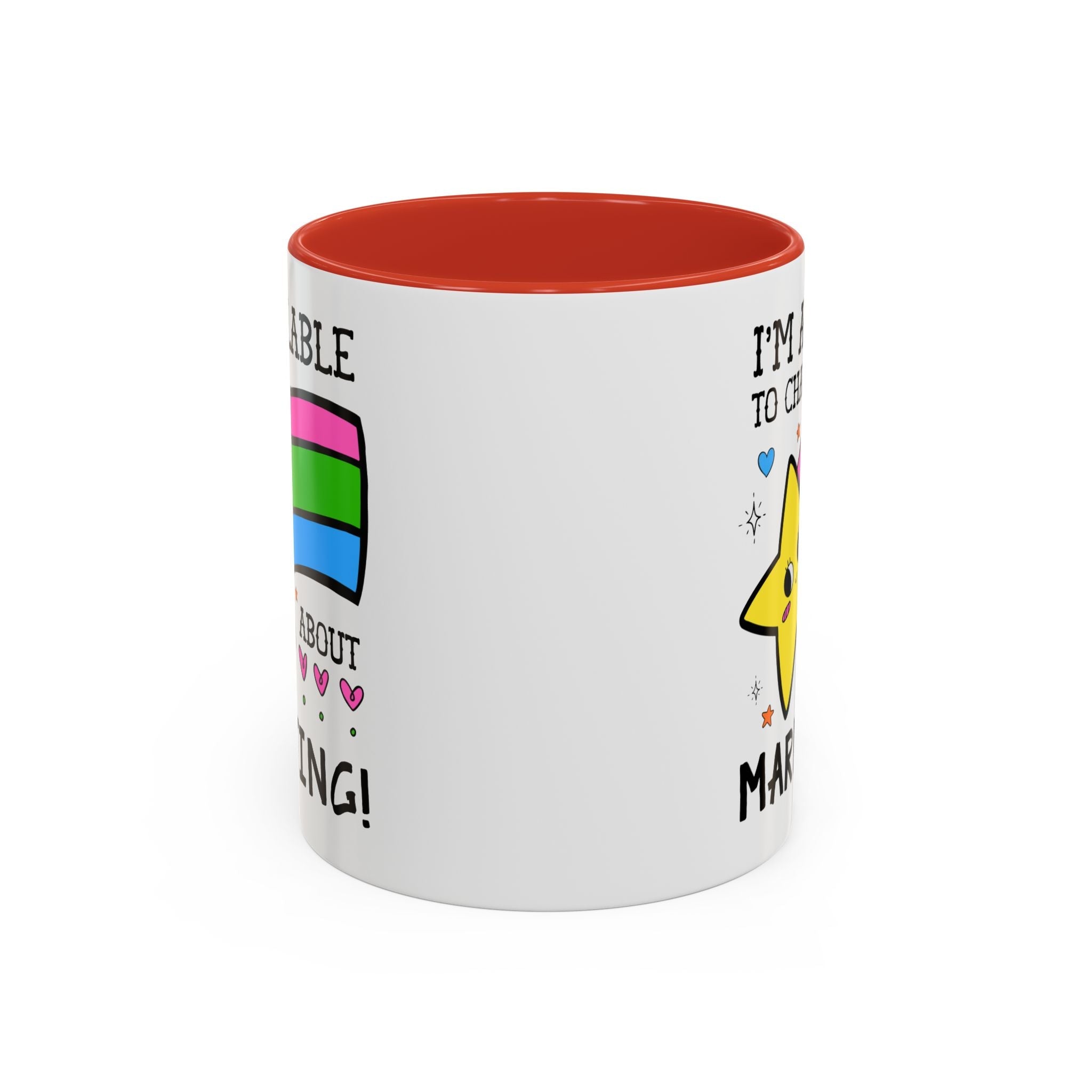 I'm Available to Chat About Marketing Coffee Mug: Cute and Silly Marketing Major Gift for Student Gradating with a Marketing Degree - Opal and June