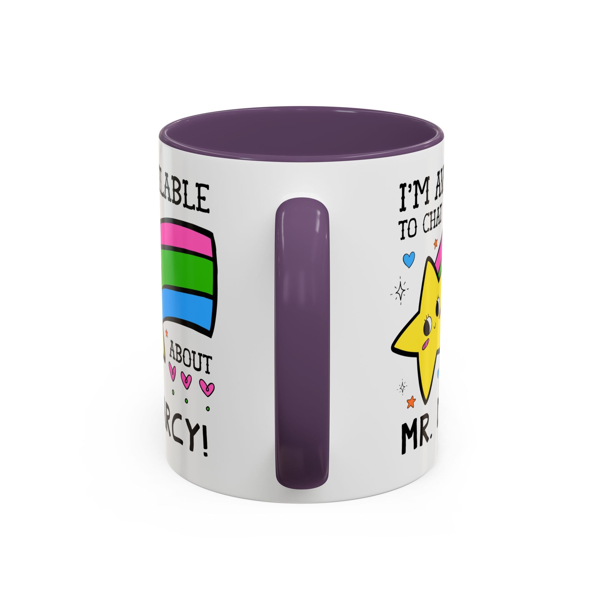 I'm Available to Chat About Mr. Darcy Coffee Mug: Funny Saying Romance Reader Gift for Jane Austen Bookworm - Opal and June