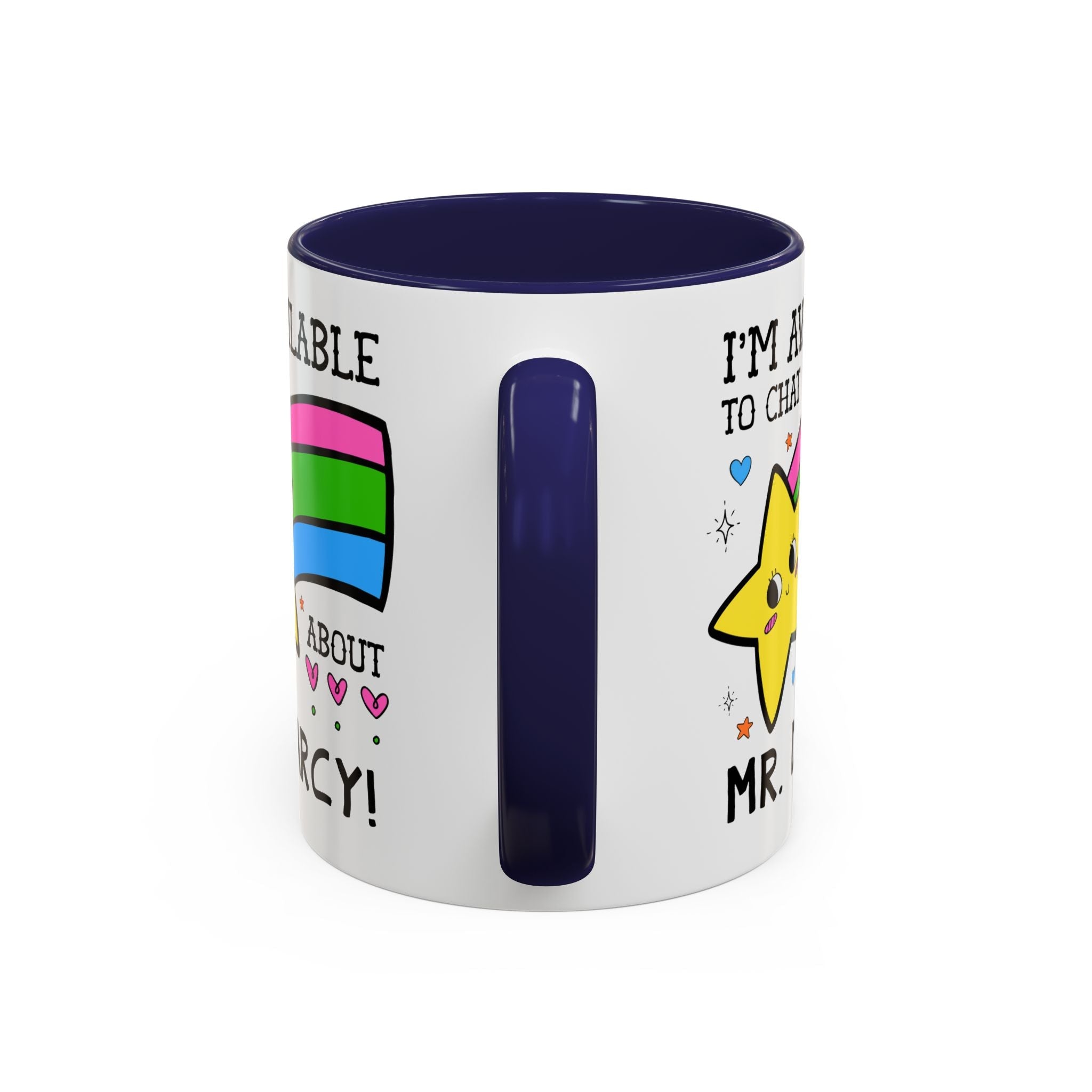 I'm Available to Chat About Mr. Darcy Coffee Mug: Funny Saying Romance Reader Gift for Jane Austen Bookworm - Opal and June