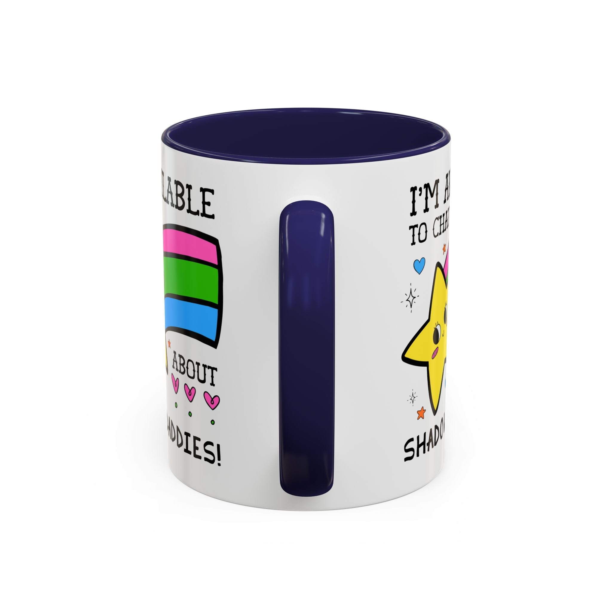 I'm Available to Chat About Shadow Daddies Coffee Mug: Funny Saying Romantasy Book Lover Gift Idea, Romance Reader Bookworm Gift - Opal and June