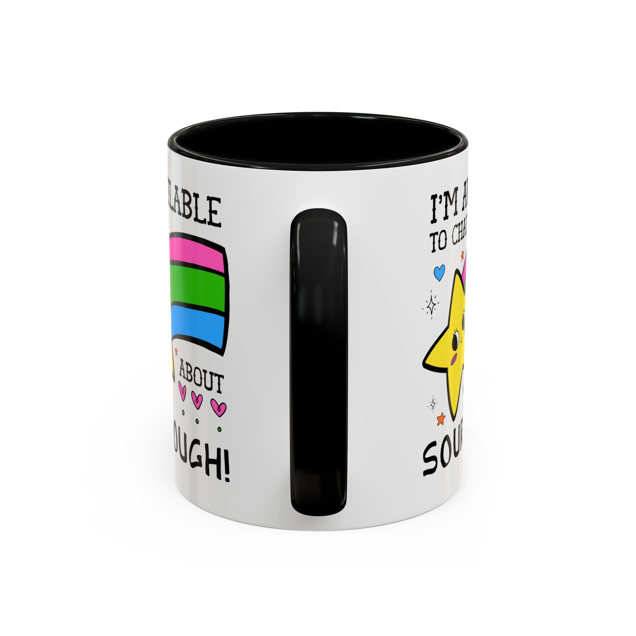 I'm Available to Chat About Sourdough Coffee Mug: Funny Saying 11 Oz Coffee Mug for Friend who Bakes Sourdough Bread - Opal and June