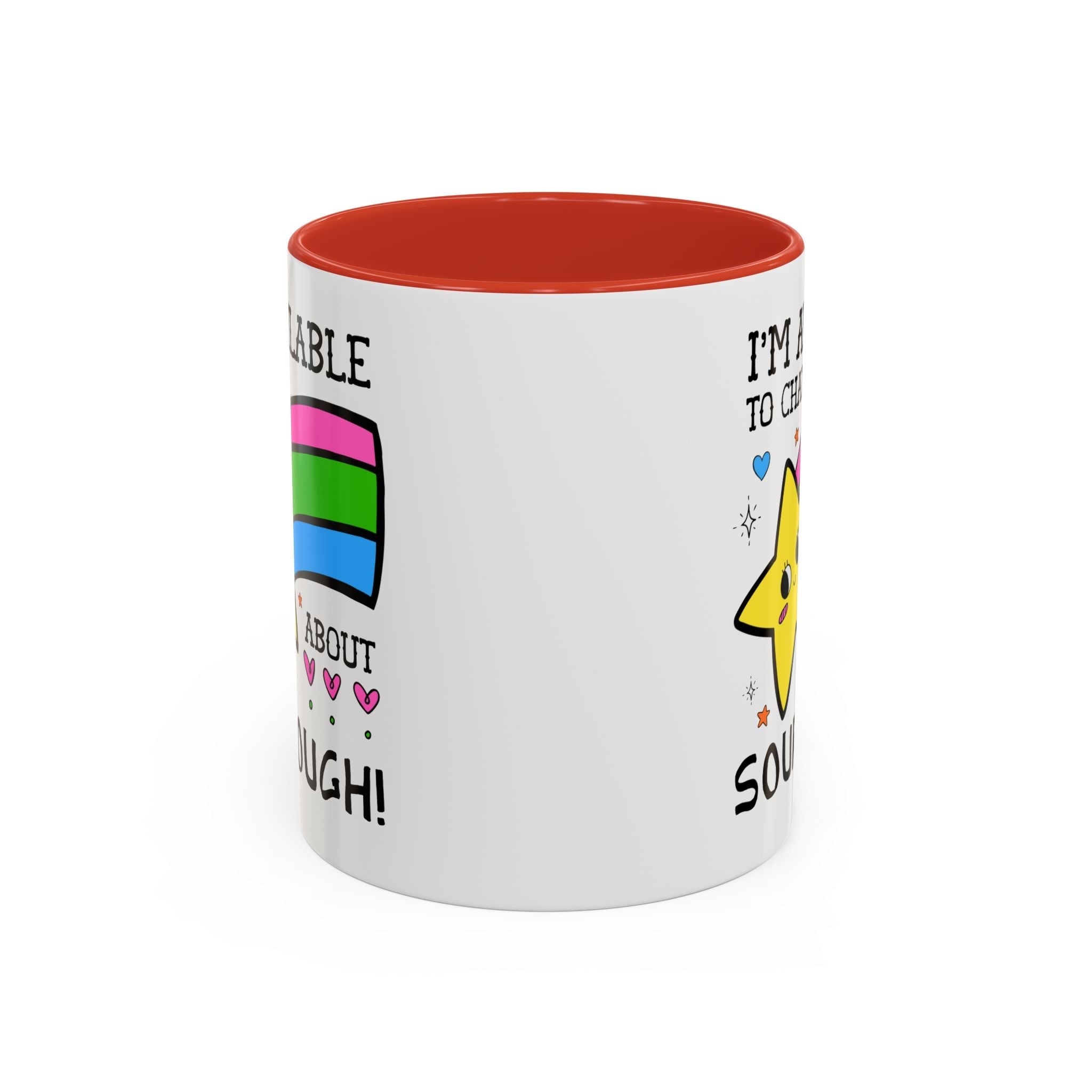 I'm Available to Chat About Sourdough Coffee Mug: Funny Saying 11 Oz Coffee Mug for Friend who Bakes Sourdough Bread - Opal and June