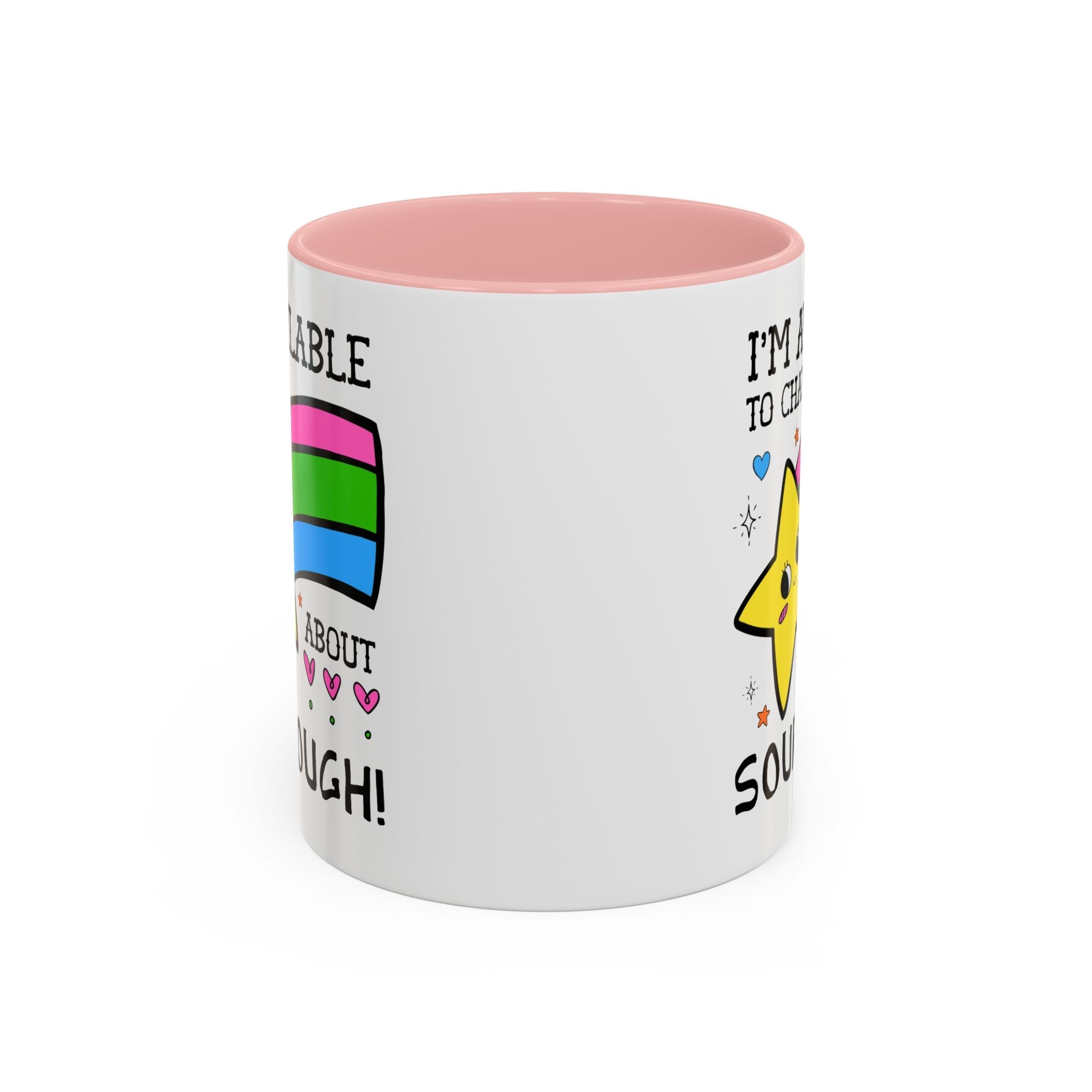 I'm Available to Chat About Sourdough Coffee Mug: Funny Saying 11 Oz Coffee Mug for Friend who Bakes Sourdough Bread - Opal and June