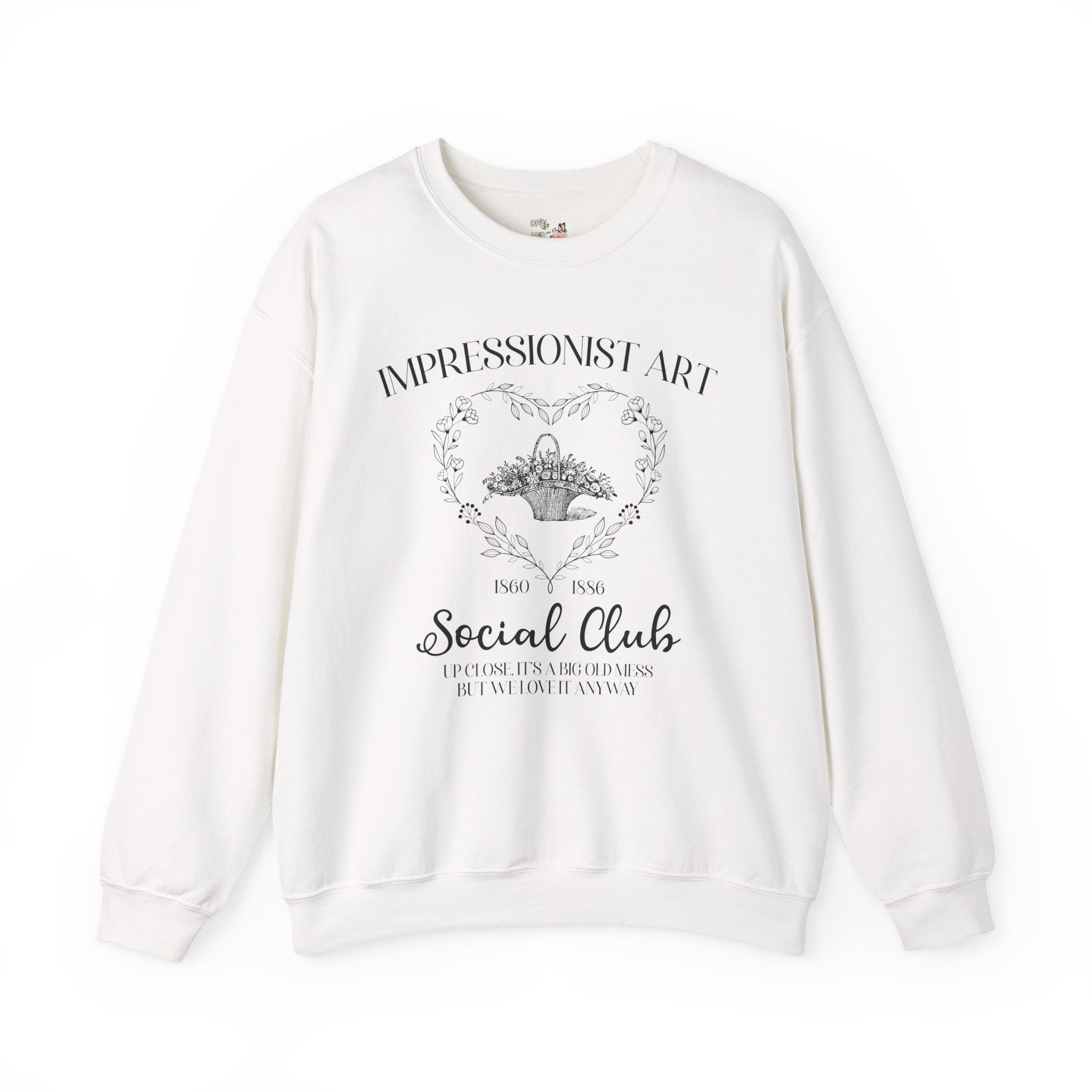 Impressionist Art History Sweatshirt for Humanities Teacher or Art Historian, Funny Saying 19th Century European History Shirt for Painter - Opal and June