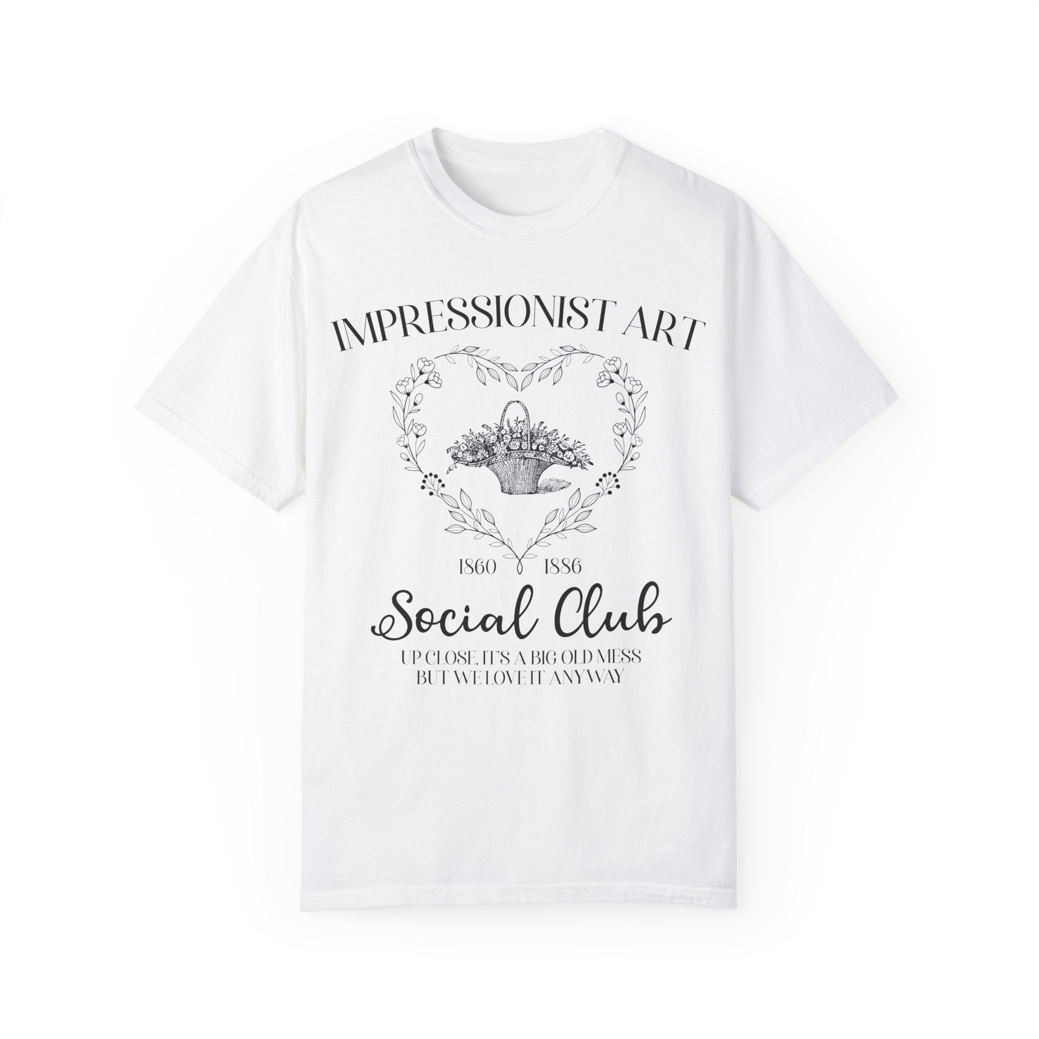 Impressionist Art History Tee Shirt for Humanities Teacher or Art Historian, Funny Saying 19th Century European History T-Shirt for Painter - Opal and June