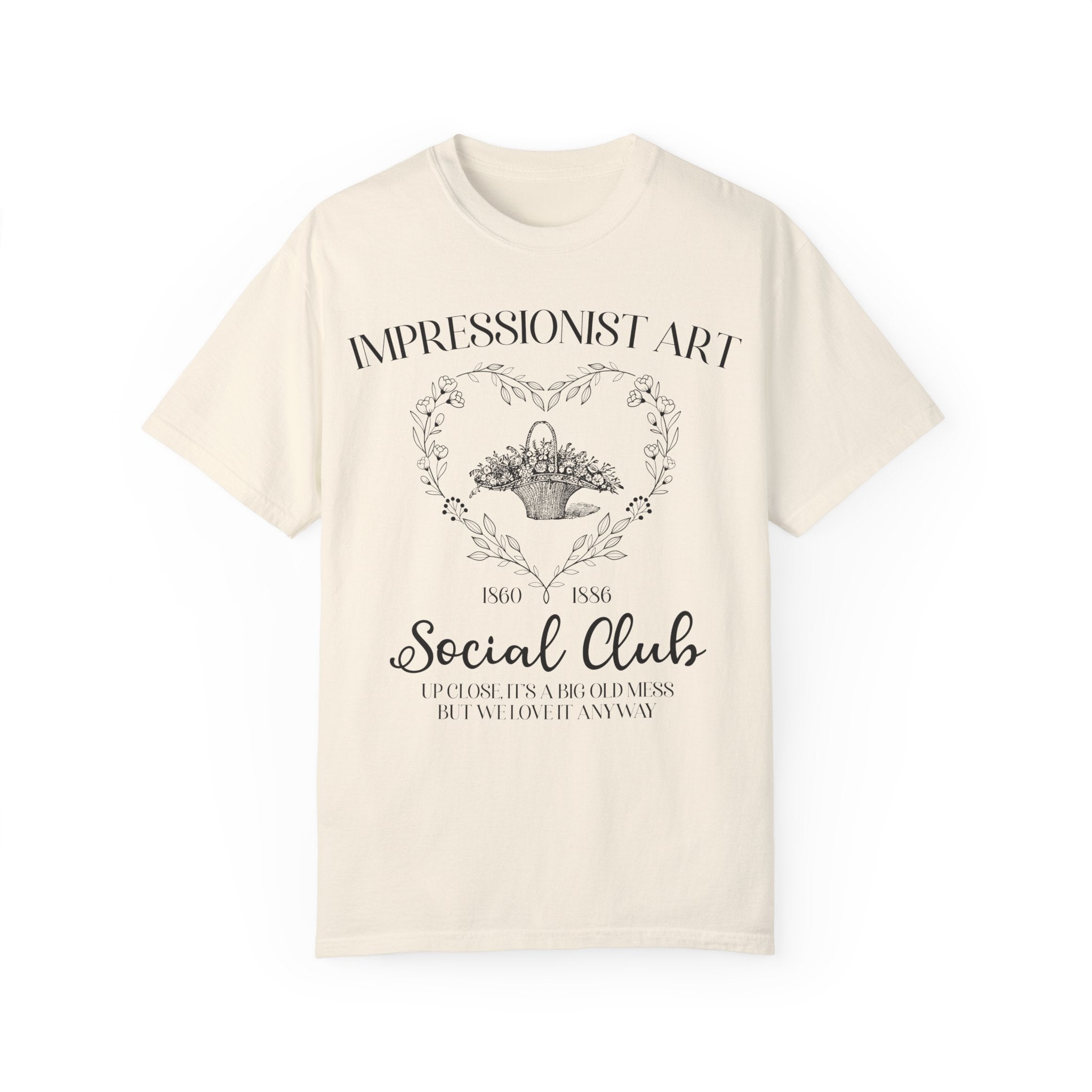 Impressionist Art History Tee Shirt for Humanities Teacher or Art Historian, Funny Saying 19th Century European History T-Shirt for Painter - Opal and June
