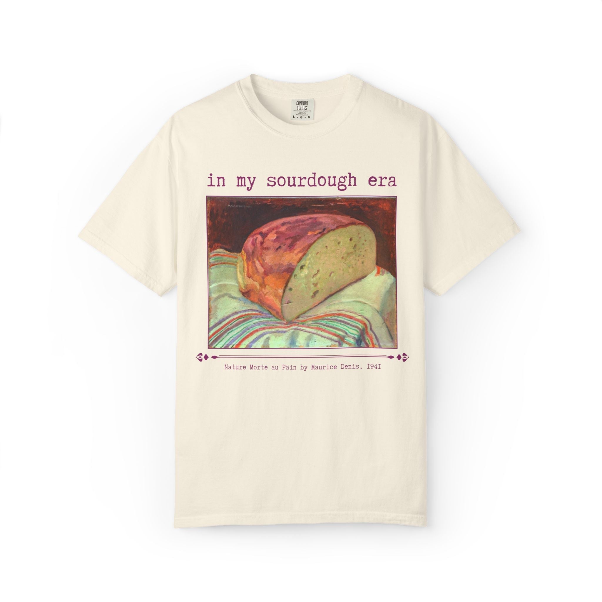 In My Sourdough Era Baking Tee Shirt for Friend Who Loves Baking Sourdough Bread, Cute Cooking Lover Gift, 1900s Art History Lover Tee - Opal and June