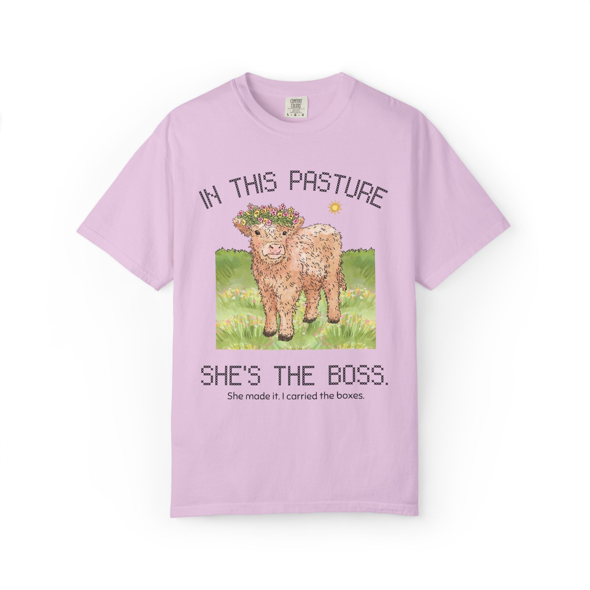 In This Pasture She's The Boss Tee - Opal and June