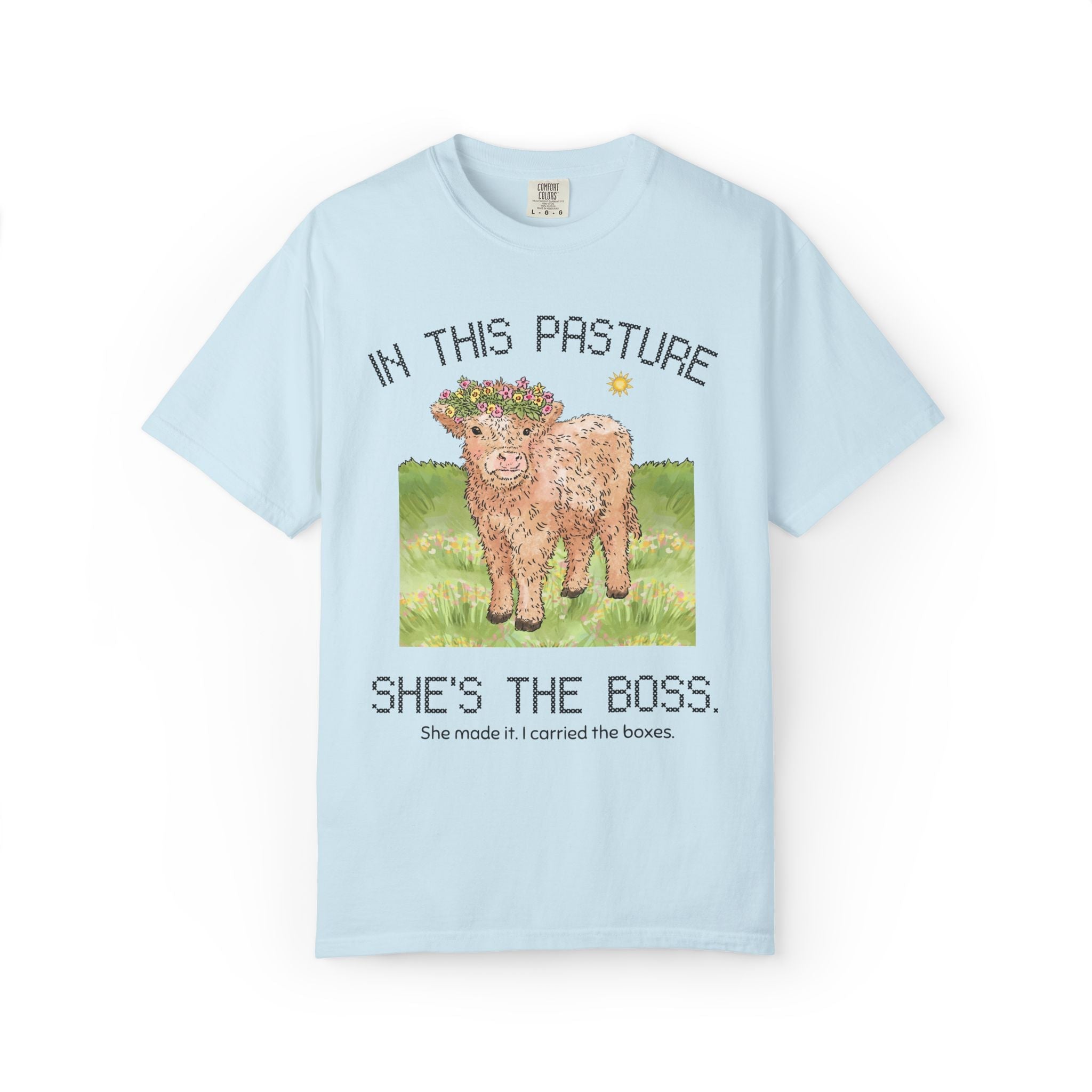 In This Pasture She's The Boss Tee - Opal and June