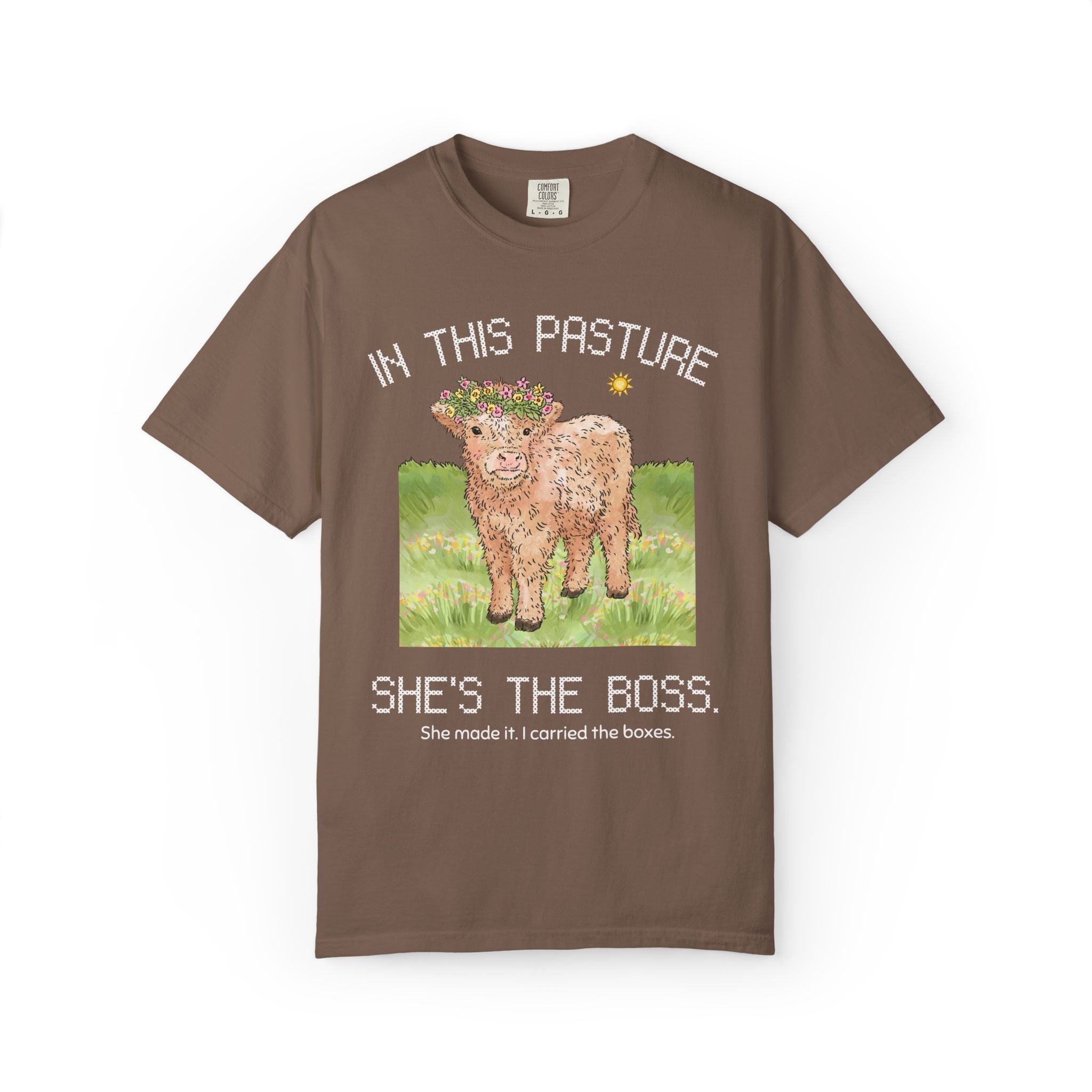 In This Pasture She's The Boss Tee - Opal and June