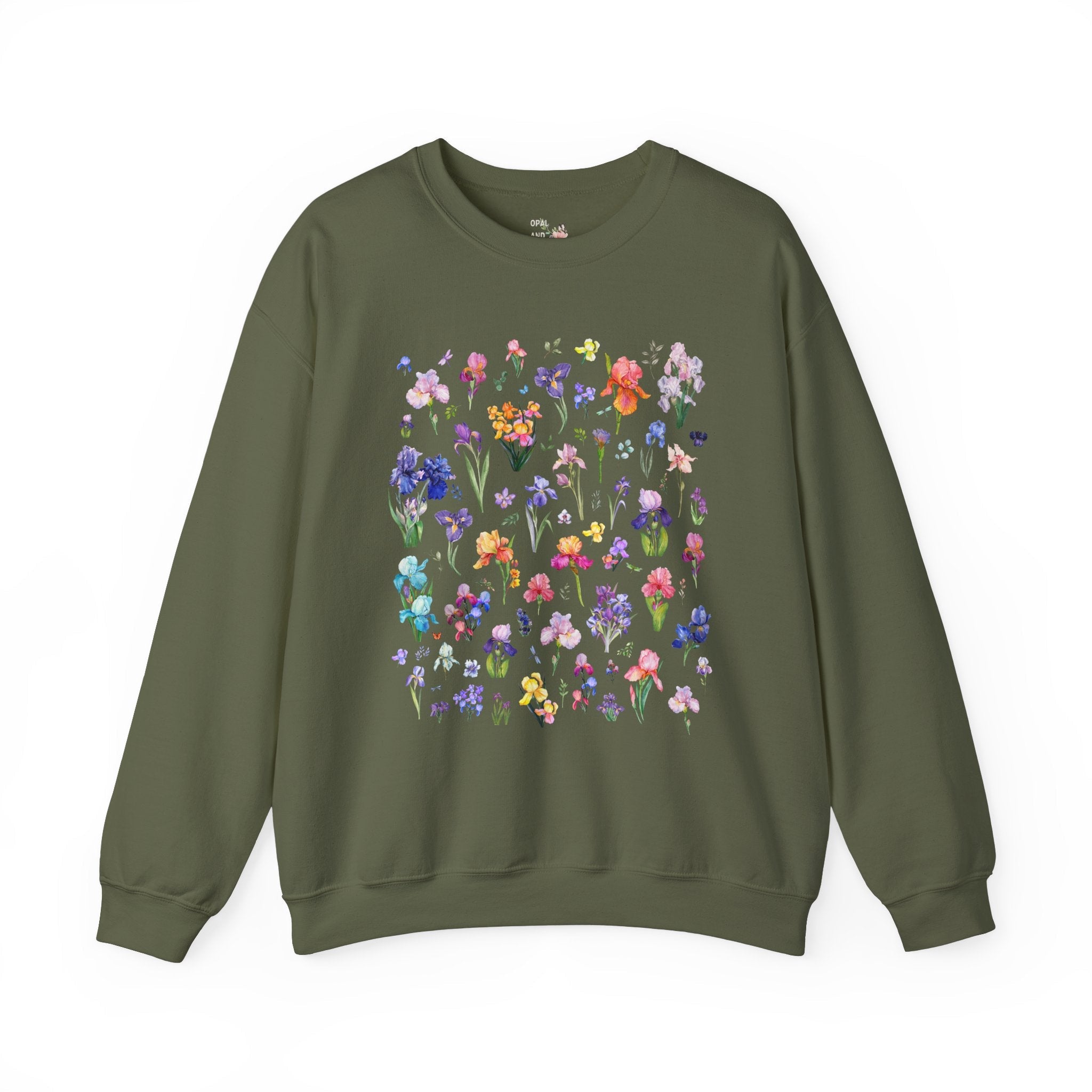 Iris Flower Sweatshirt - Opal and June