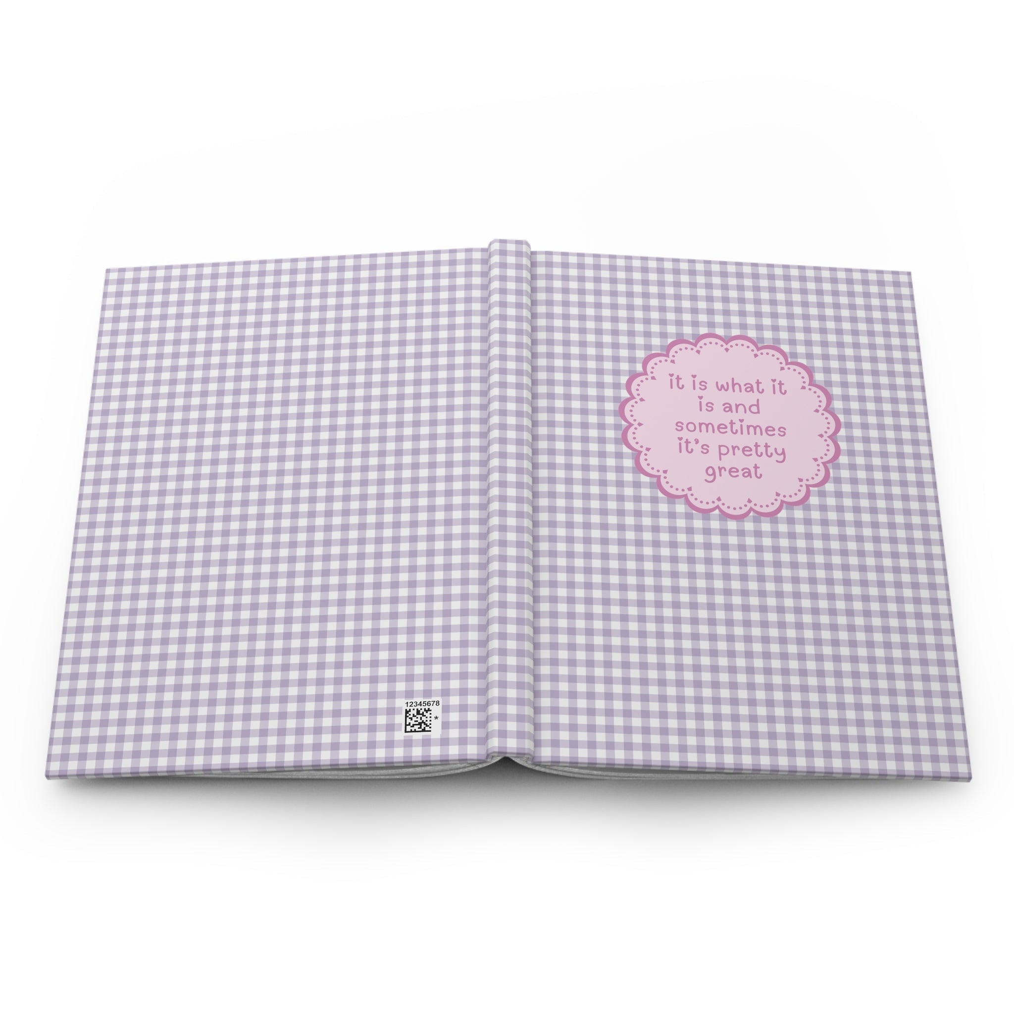 It is what it is: Purple Gingham - Opal and June