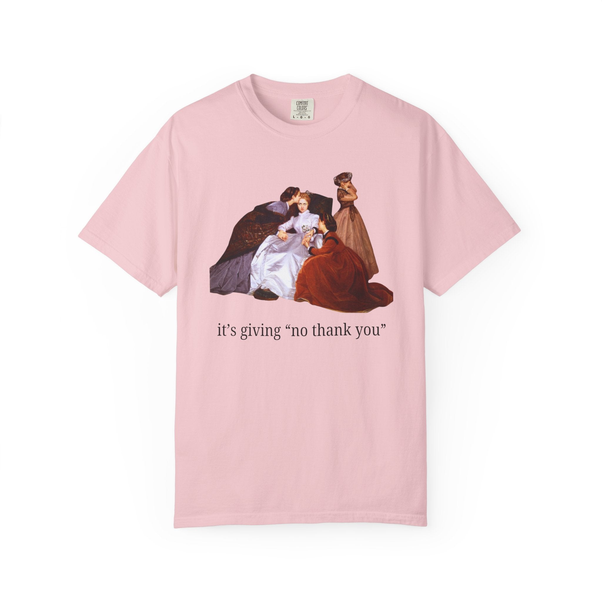 It's Giving "No Thank You": Silly Art History T-Shirt, The Reluctant Bride by Auguste Toulmouche, Funny Sarcastic Introvert Birthday Gift - Opal and June