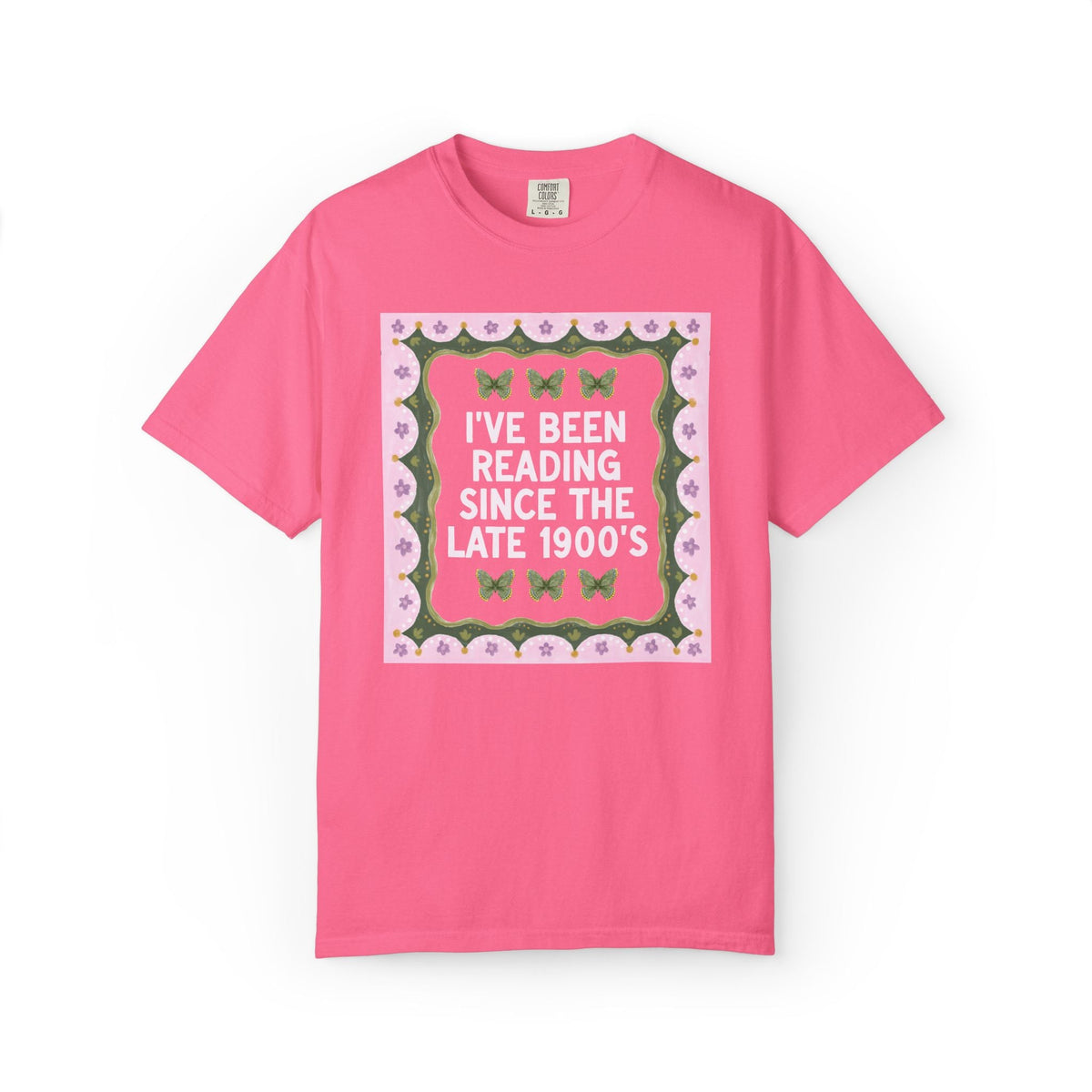 I've Been Reading Since the Late 1900's Funny Book Lover T-Shirt for 40th Birthday or Reader Born in the 1990s, Silly Fiction Literature Tee - Opal and June