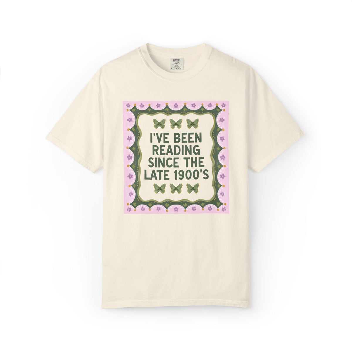 I've Been Reading Since the Late 1900's Funny Book Lover T-Shirt for 40th Birthday or Reader Born in the 1990s, Silly Fiction Literature Tee - Opal and June