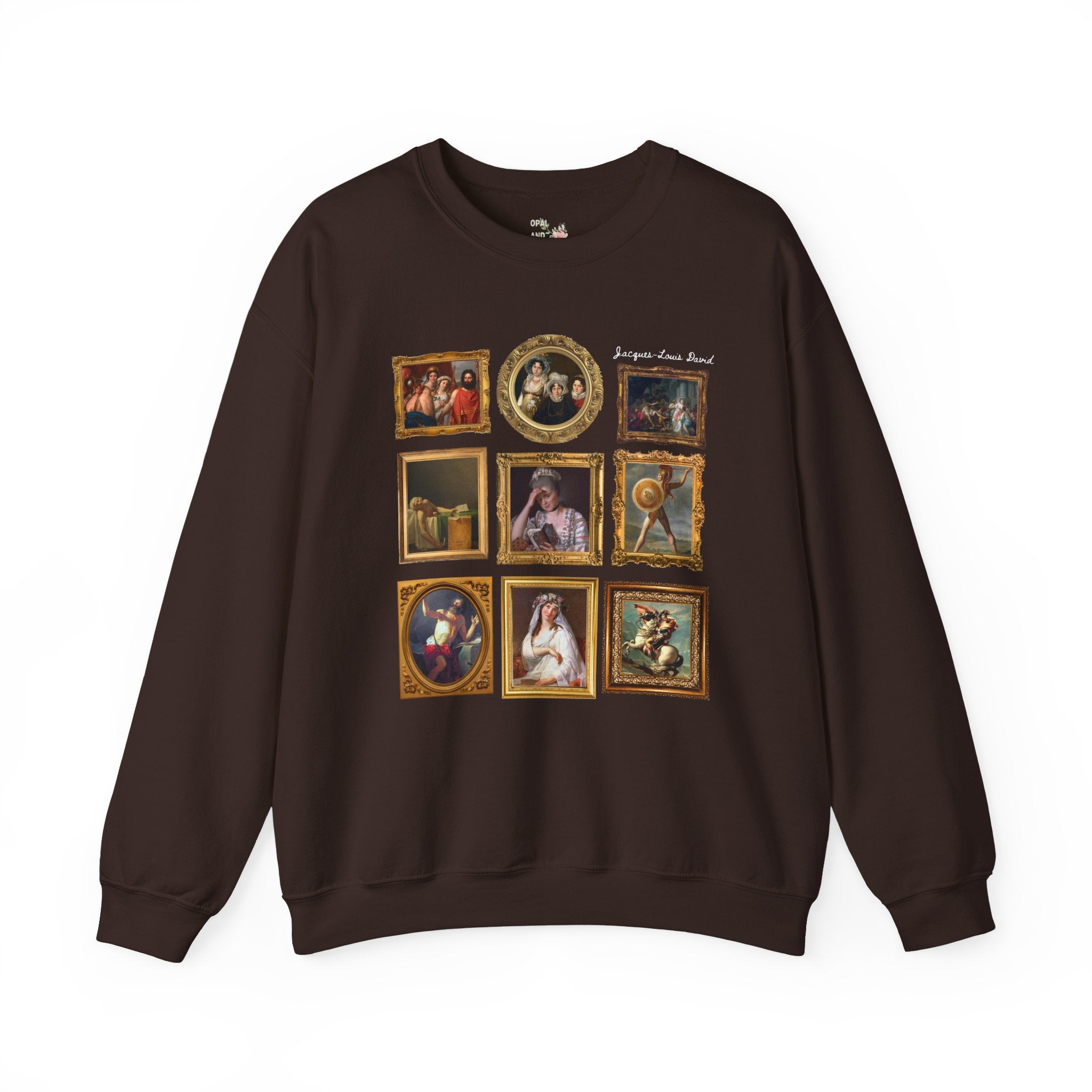 Jacques - Louis David French Art History Sweatshirt, Famous Paintings of 18th Century French History, Humanites Major Gift, Napoleon Bonaparte - Opal and June