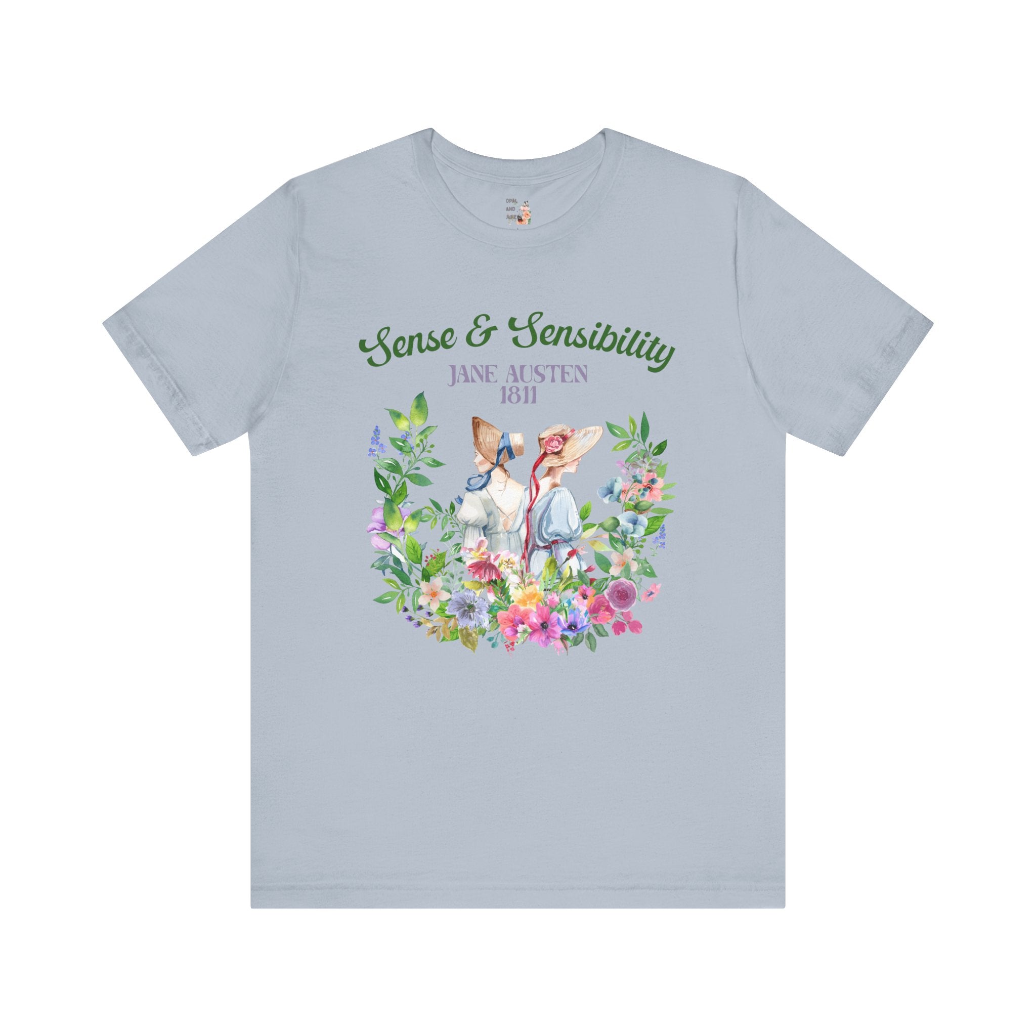 Jane Austen Tee Shirt: Sense and Sensibility - Opal and June