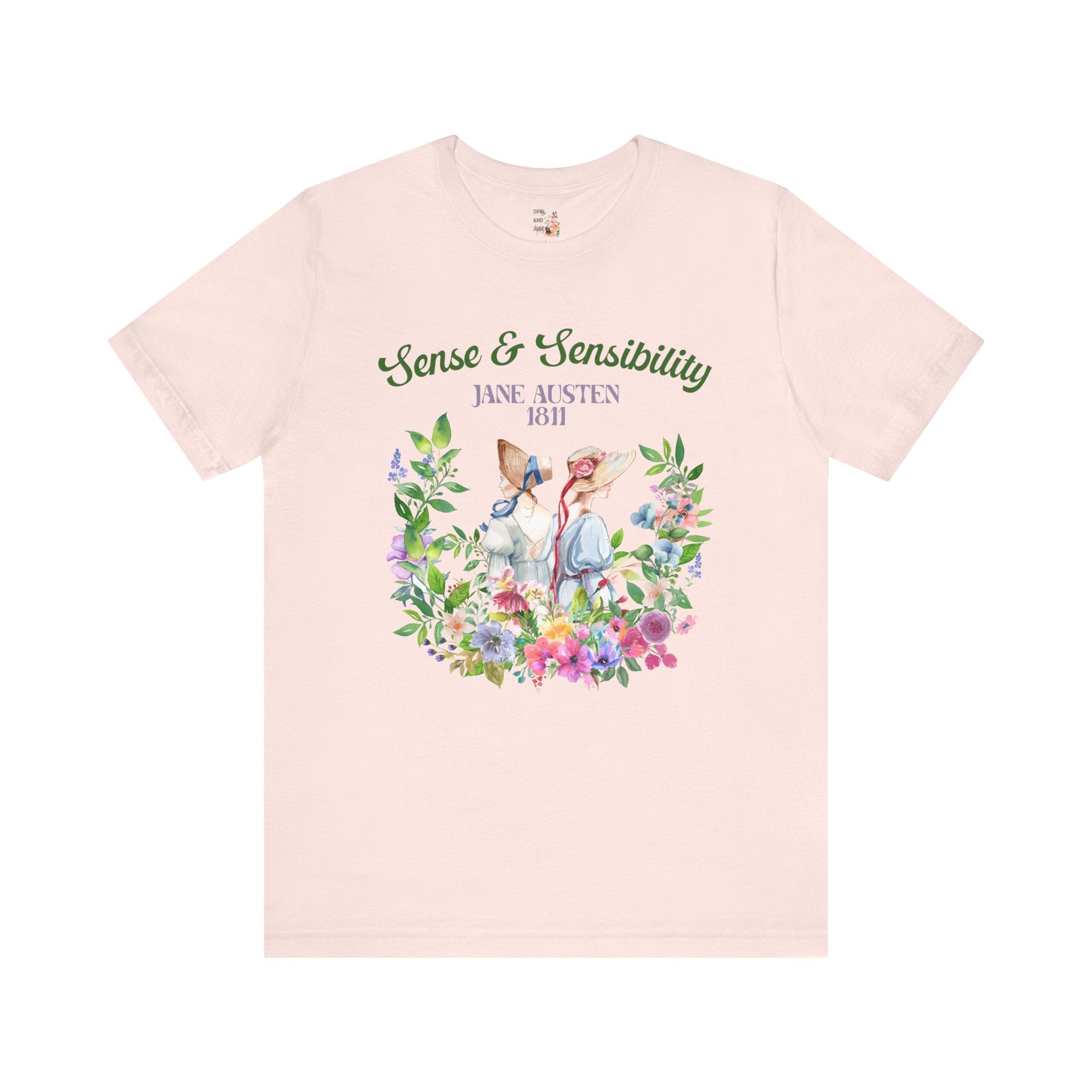 Jane Austen Tee Shirt: Sense and Sensibility - Opal and June