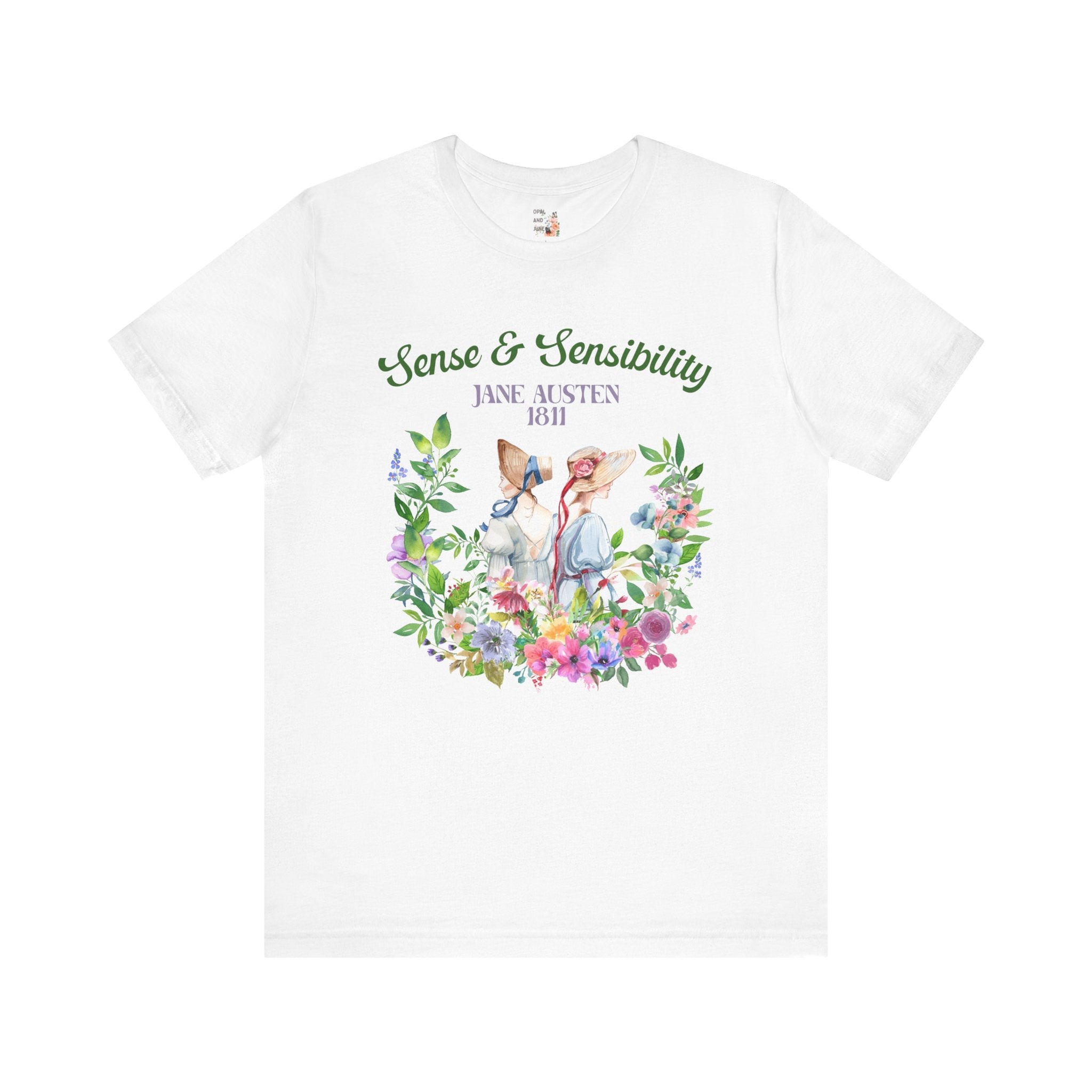 Jane Austen Tee Shirt: Sense and Sensibility - Opal and June