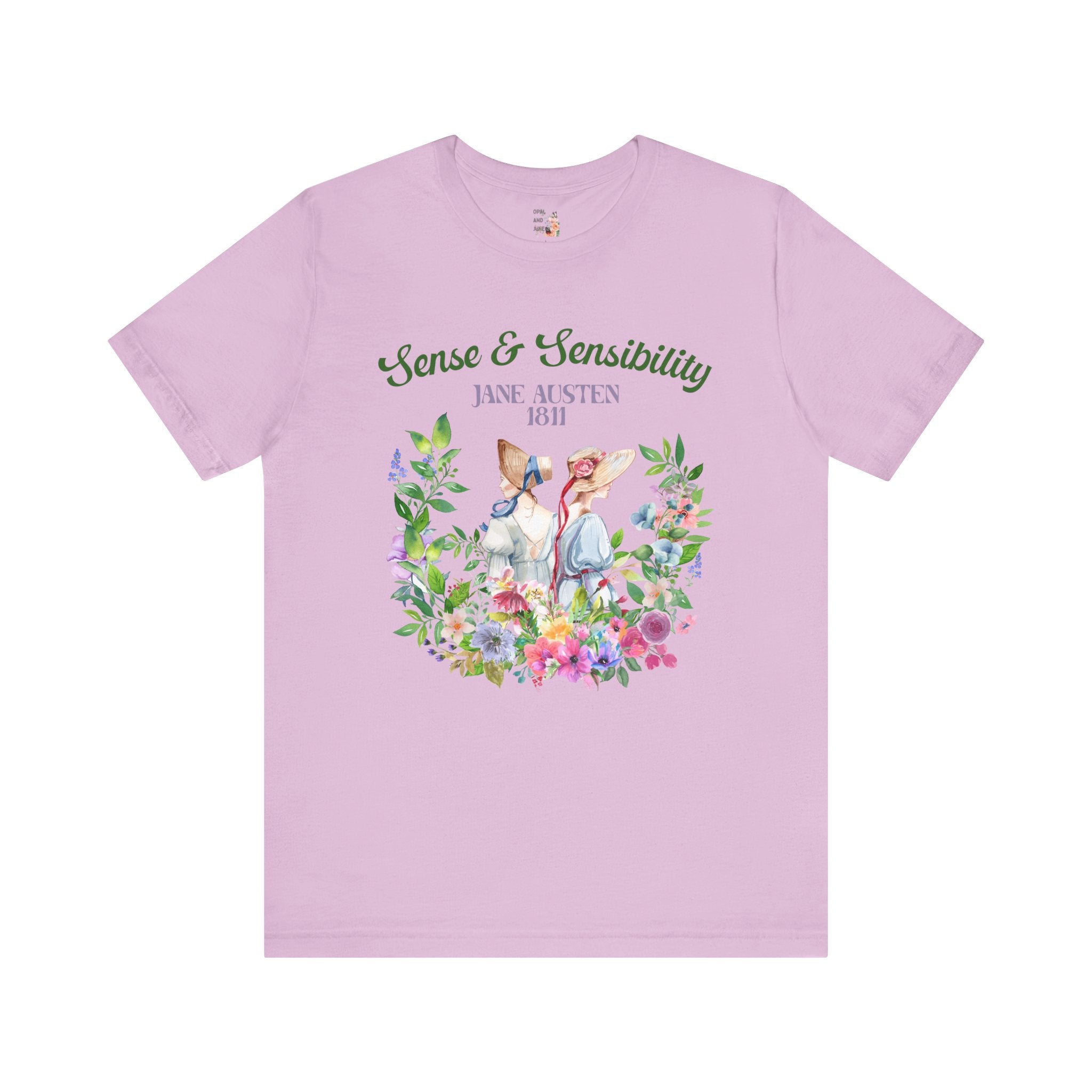 Jane Austen Tee Shirt: Sense and Sensibility - Opal and June