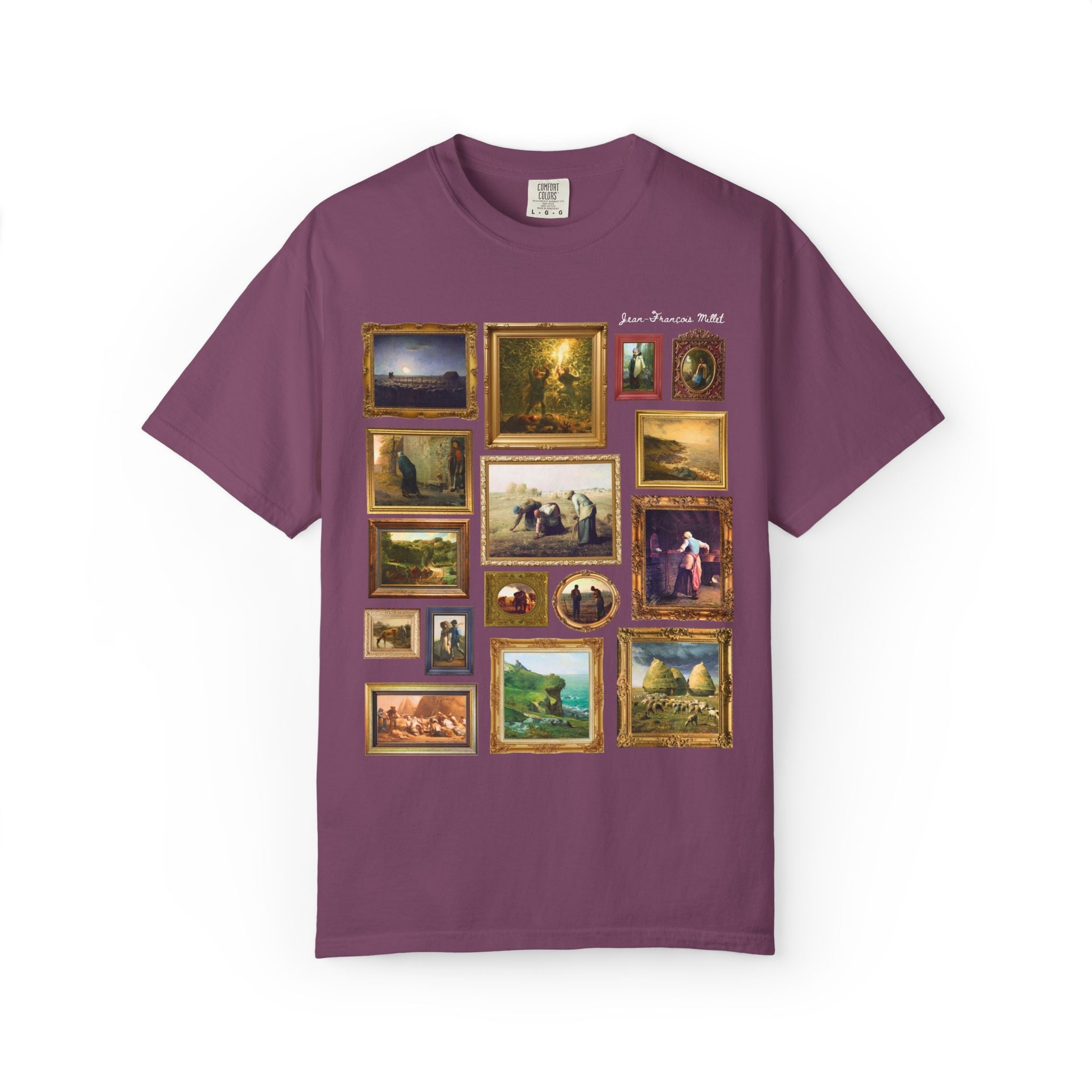 Jean - François Millet Famous Paintings Tee Shirt - Opal and June