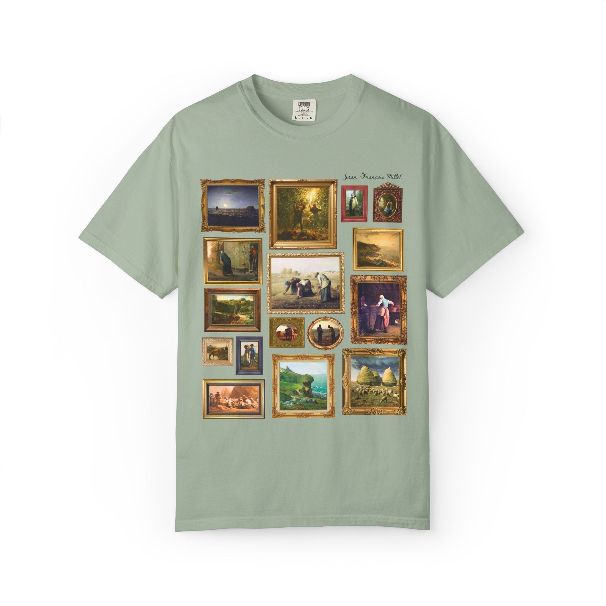 Jean - François Millet Famous Paintings Tee Shirt - Opal and June